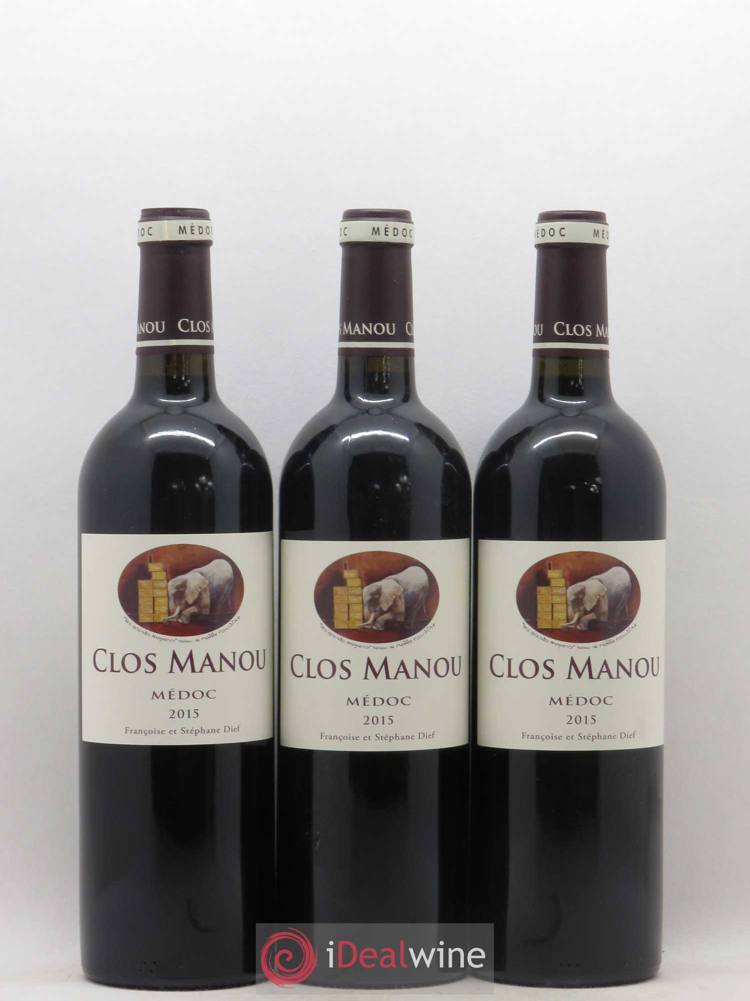 Clos Manou 2015 - Lot de 6 bouteilles - 1