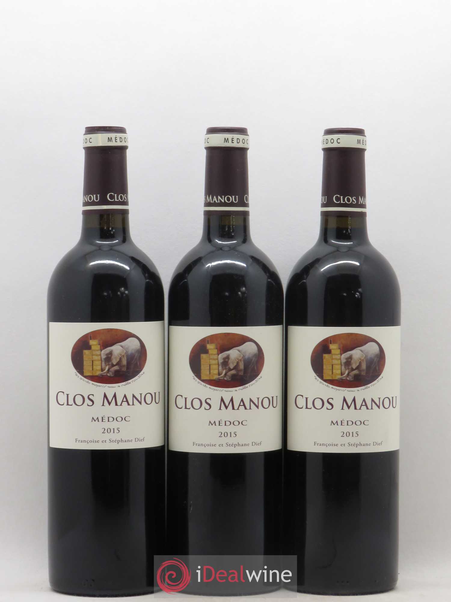 Clos Manou 2015 - Lot de 6 bouteilles - 2