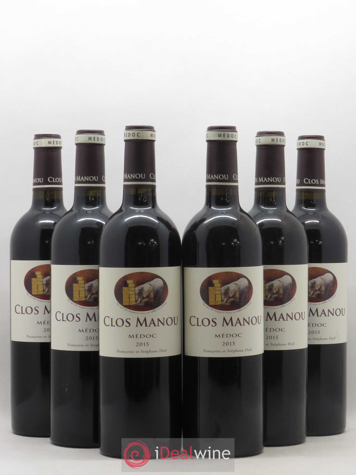 Clos Manou 2015 - Lot de 6 bouteilles - 0