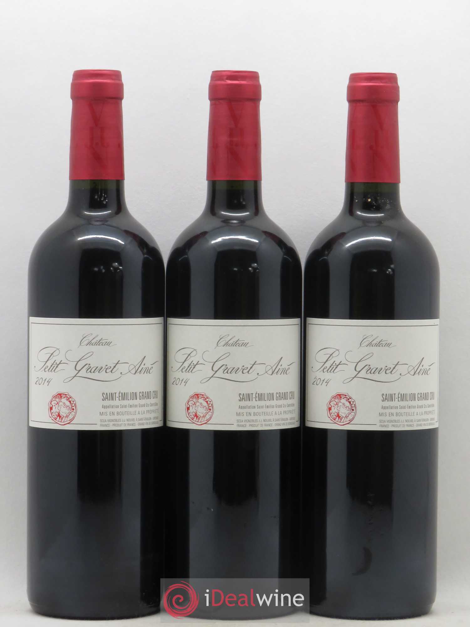 Saint-Émilion Grand Cru Petit Gravet Ainé 2014 - Posten von 6 Flaschen - 2