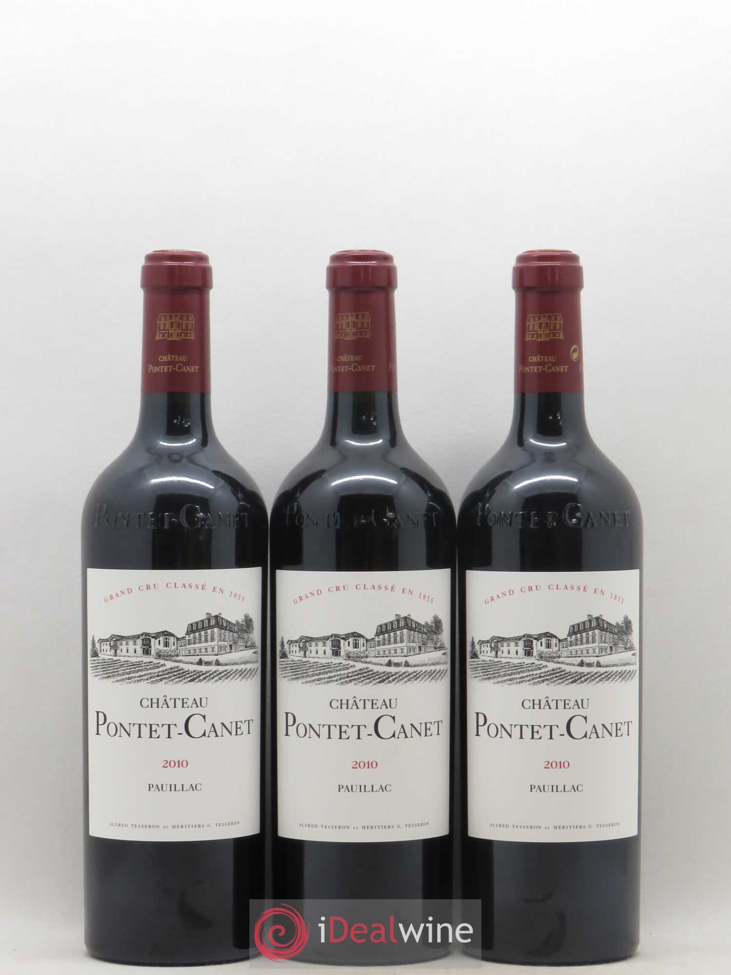 Château Pontet Canet 5ème Grand Cru Classé 2010 - Lot de 6 bouteilles - 1