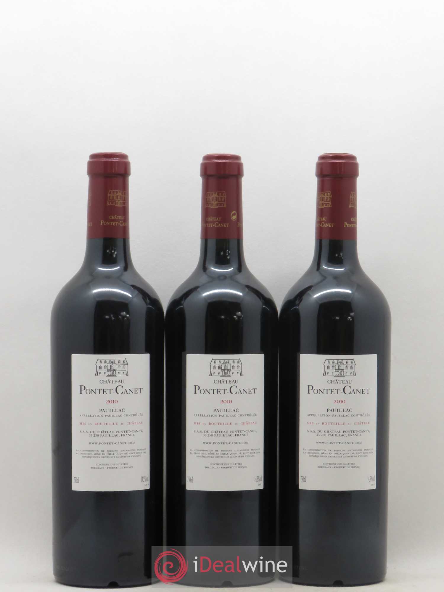 Château Pontet Canet 5ème Grand Cru Classé 2010 - Lot de 6 bouteilles - 4