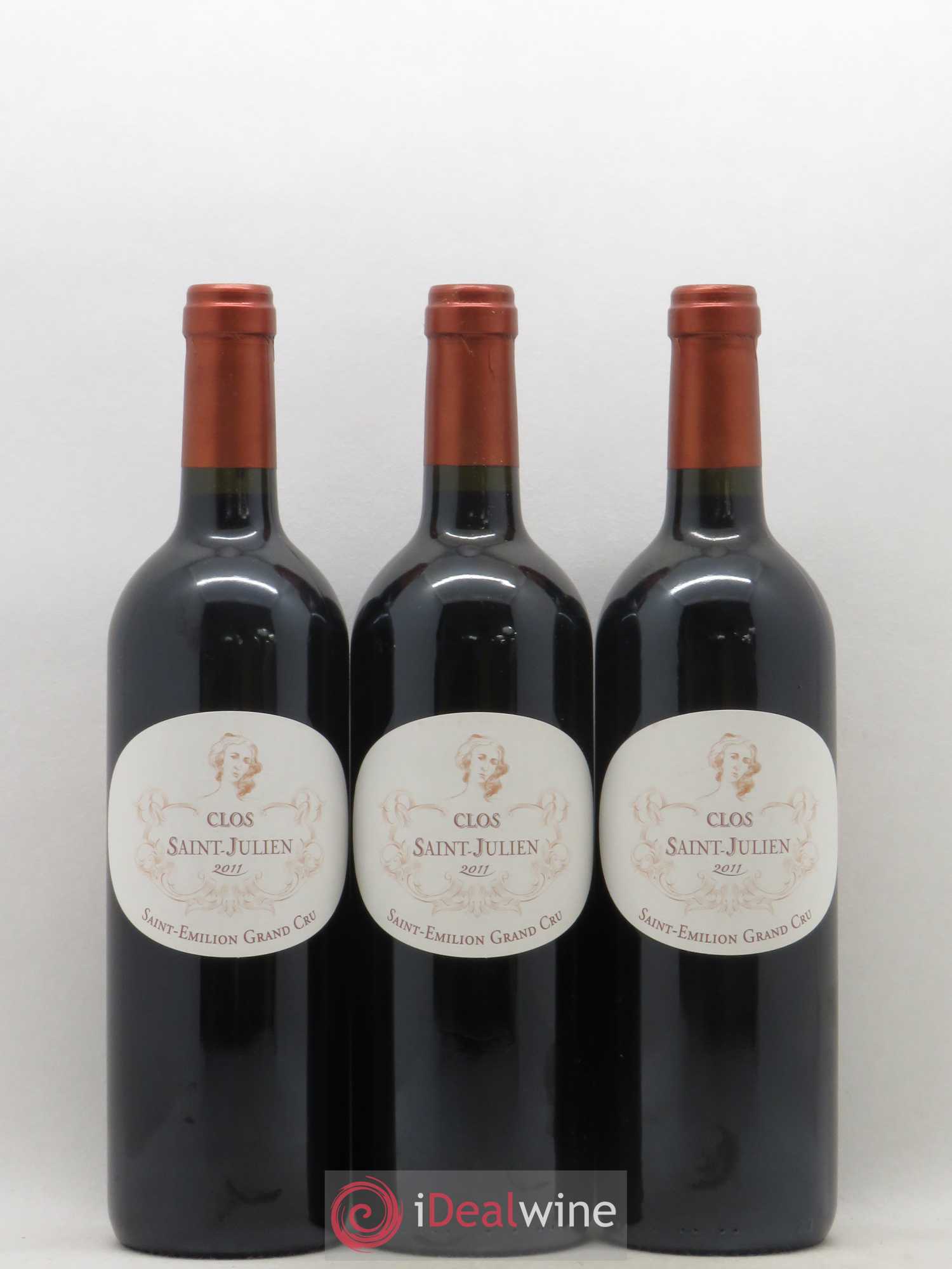 Saint-Émilion Grand Cru Clos Saint Julien 2011 - Lot de 6 bouteilles - 1