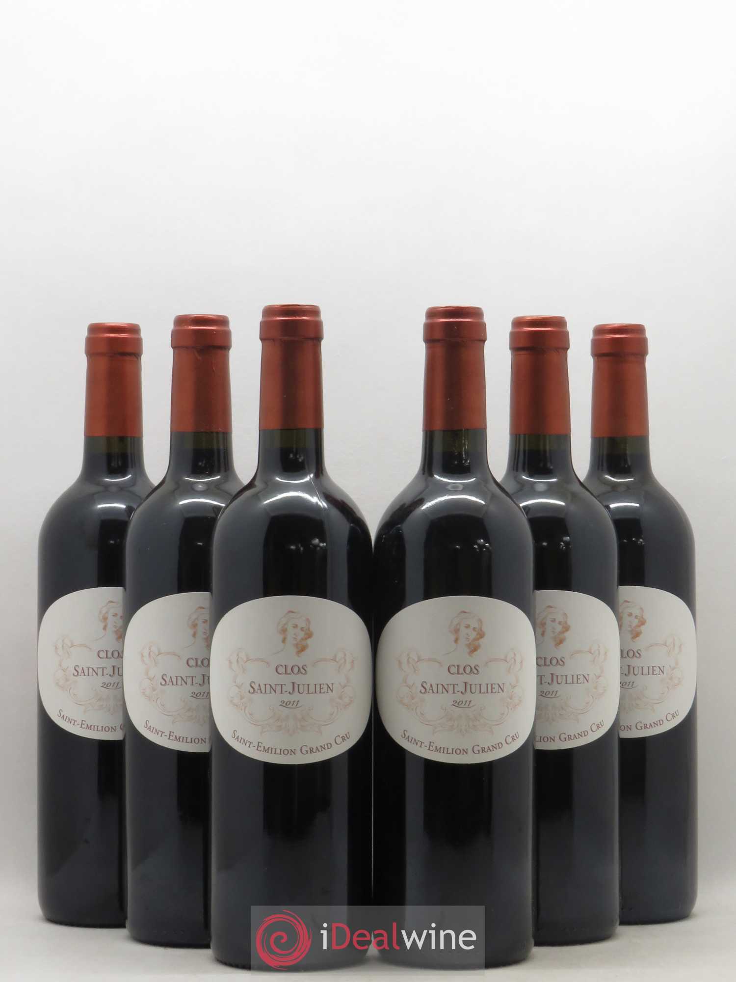 Saint-Émilion Grand Cru Clos Saint Julien 2011 - Lot de 6 bouteilles - 0