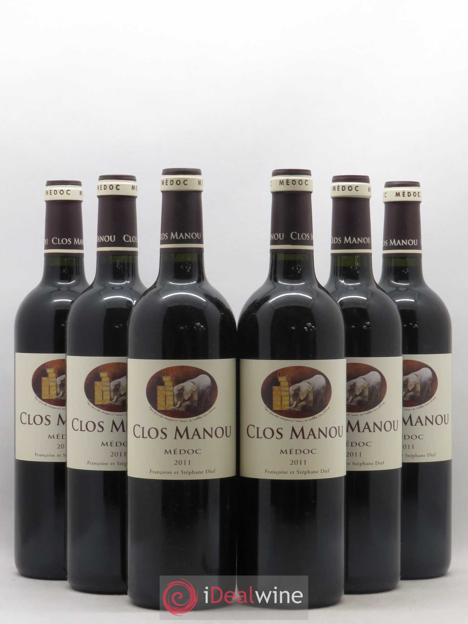 Clos Manou 2011 - Lot de 6 bouteilles - 0
