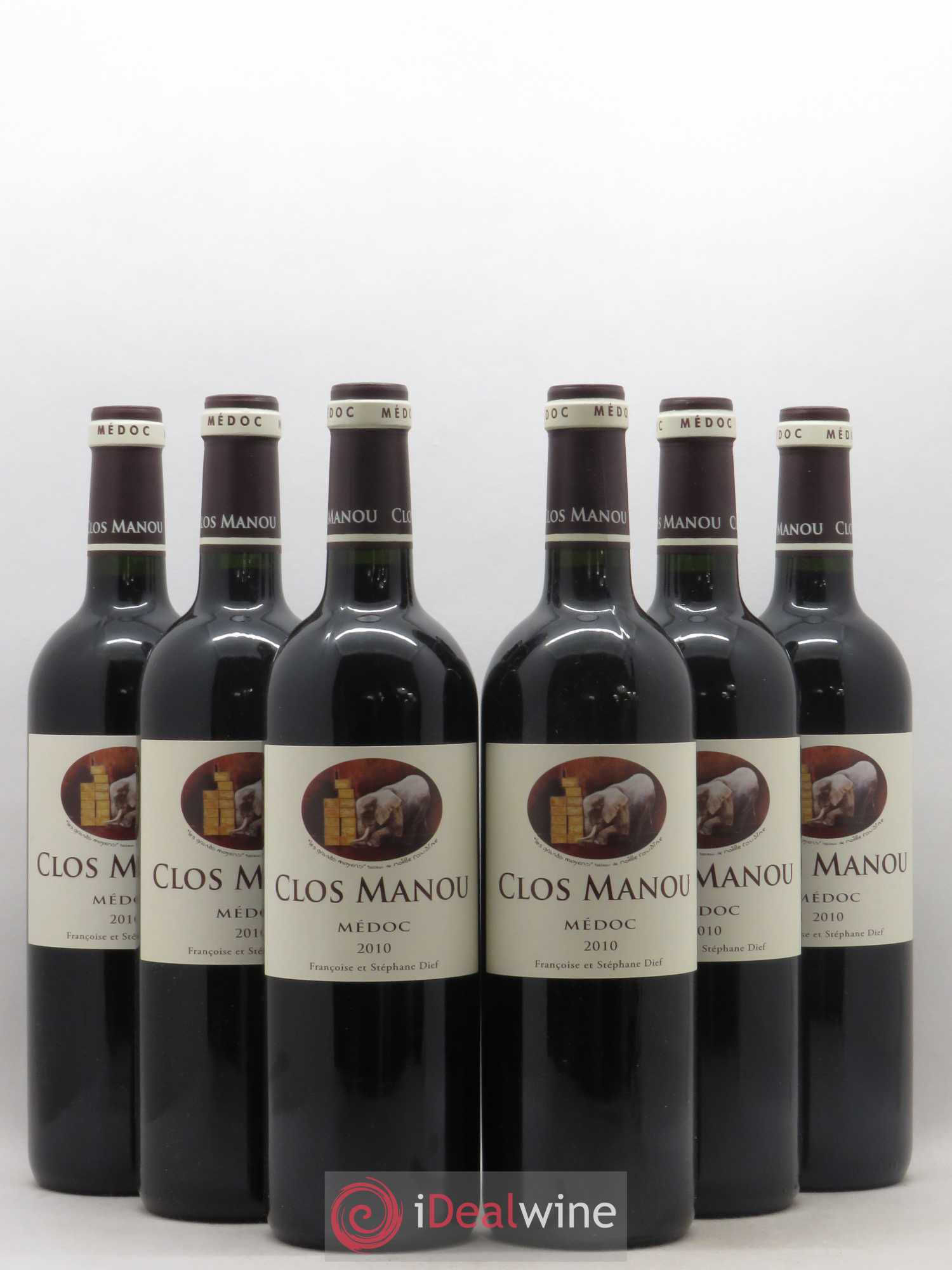 Clos Manou 2010 - Lot de 6 bouteilles - 0