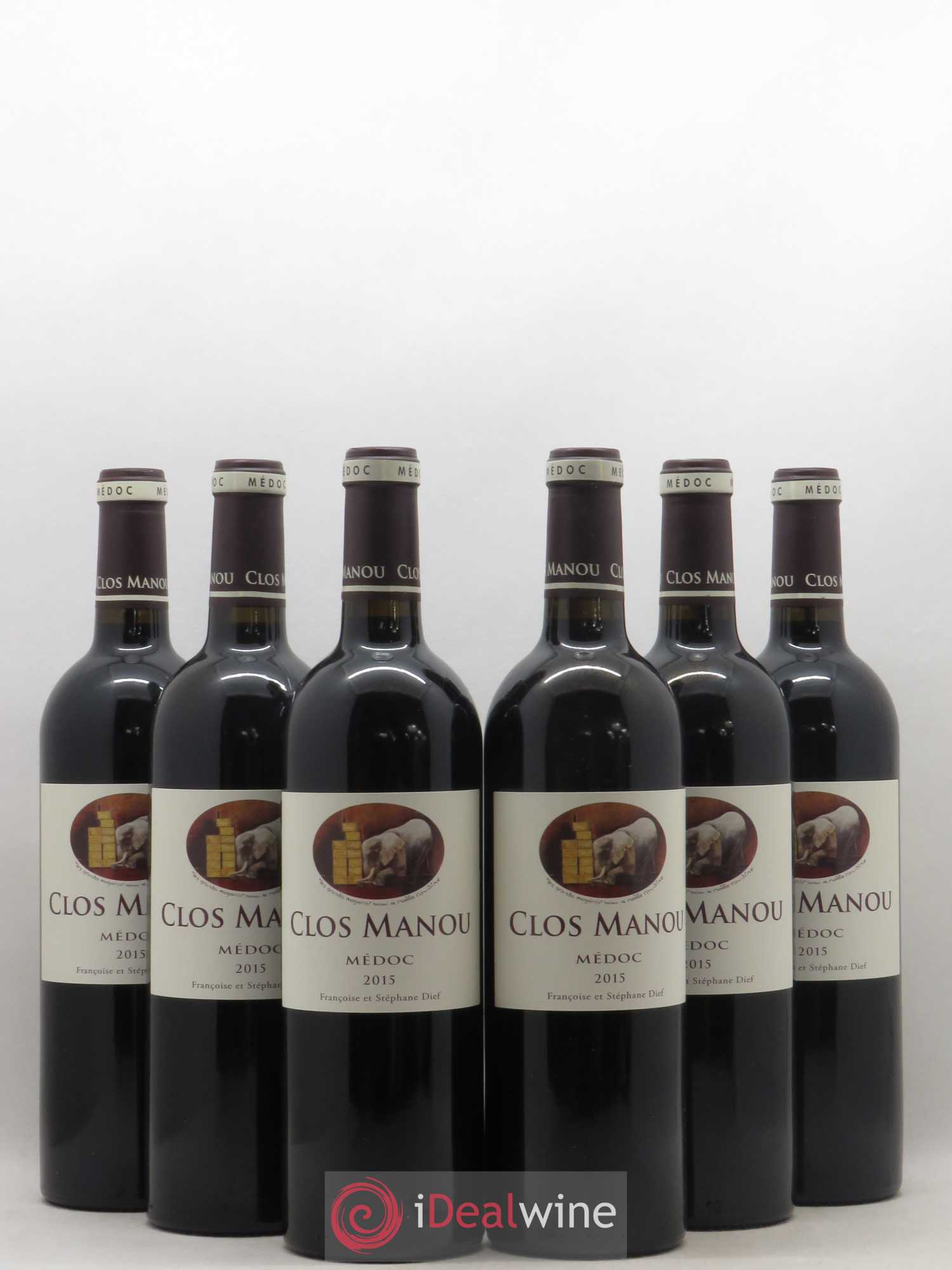 Clos Manou 2015 - Lot de 6 bouteilles - 0