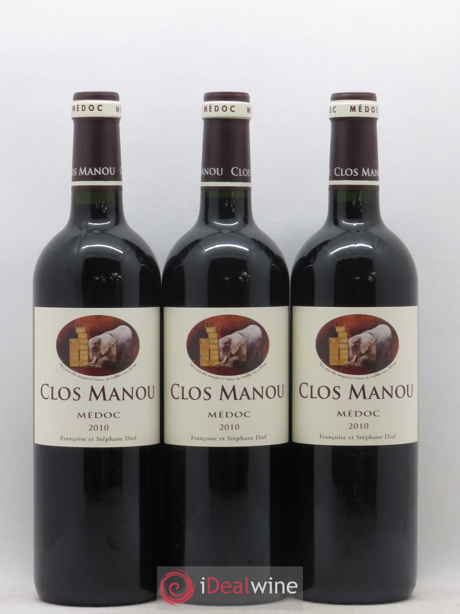 Clos Manou 2010 - Lot de 6 bouteilles - 2