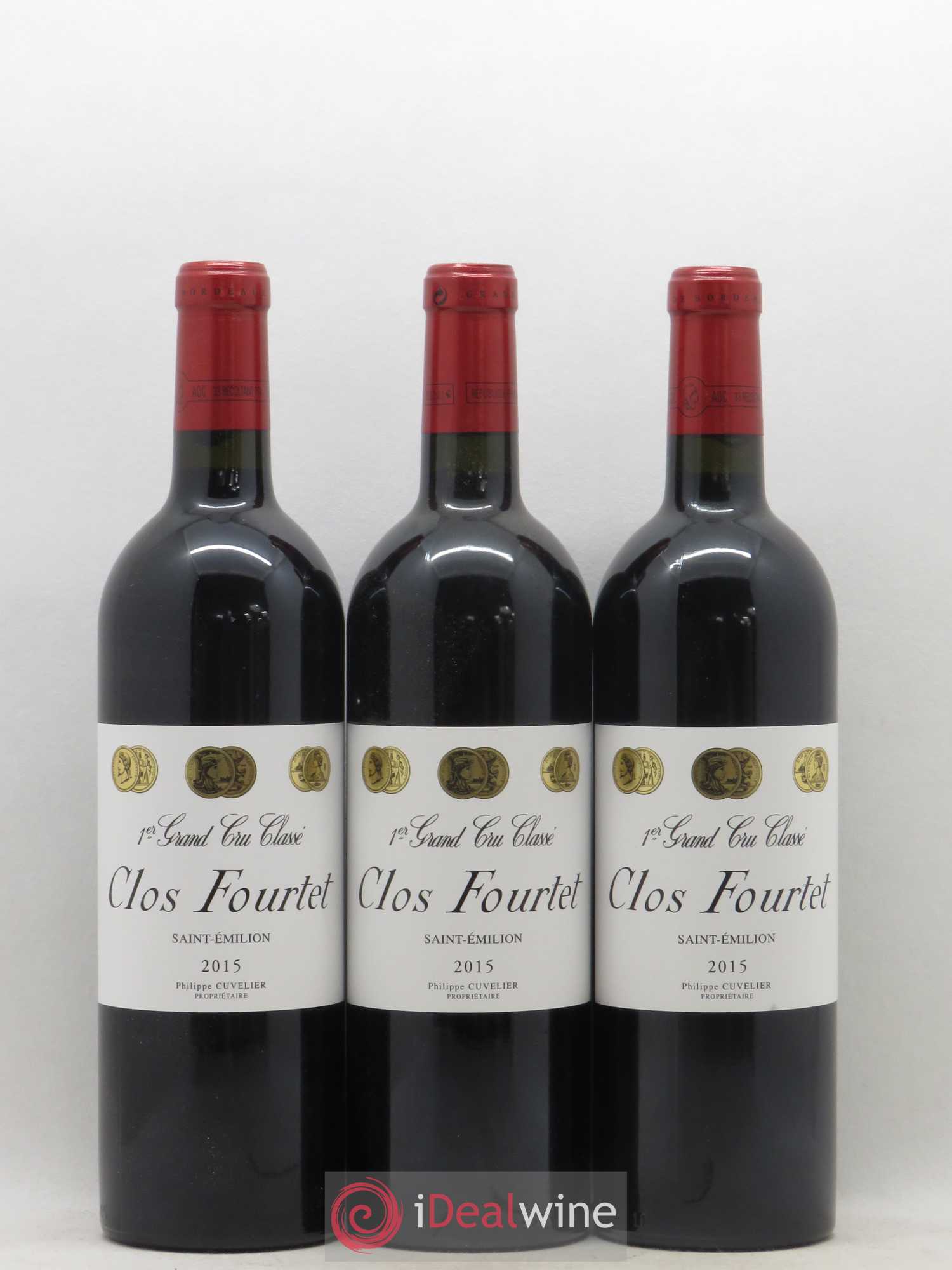 Clos Fourtet 1er Grand Cru Classé B 2015 - Lot de 6 bouteilles - 1