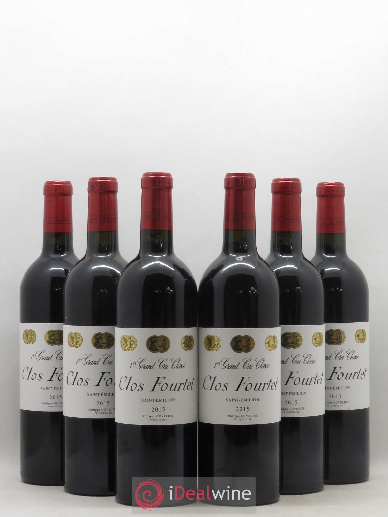Clos Fourtet 1er Grand Cru Classé B 2015 - Lot de 6 bouteilles - 0