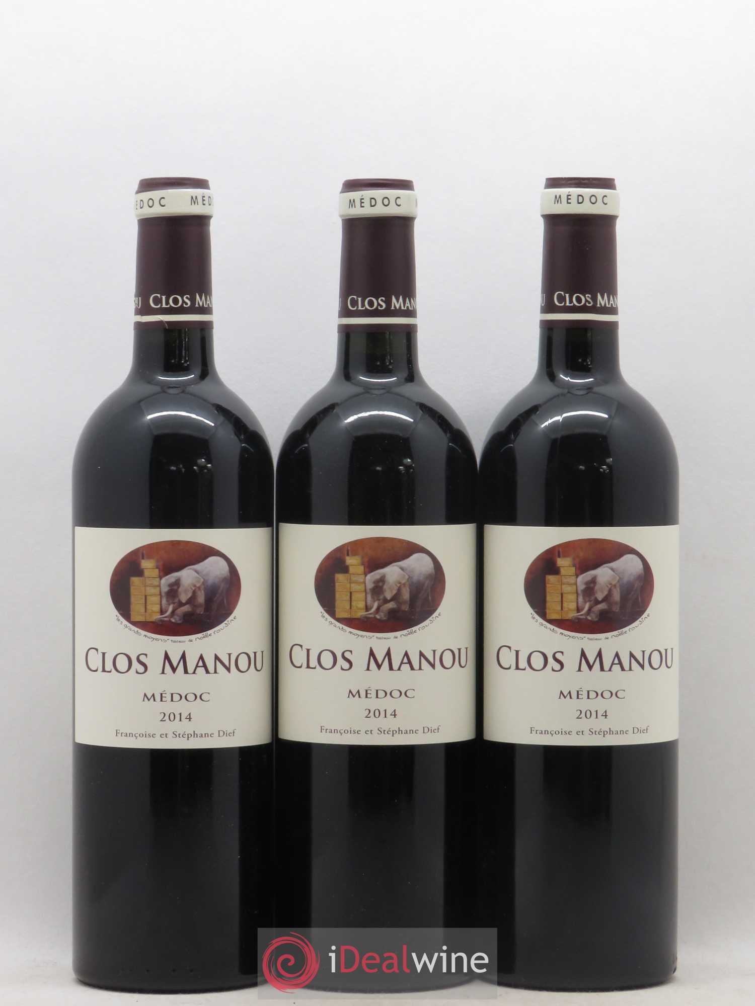 Clos Manou 2014 - Lot de 6 bouteilles - 1
