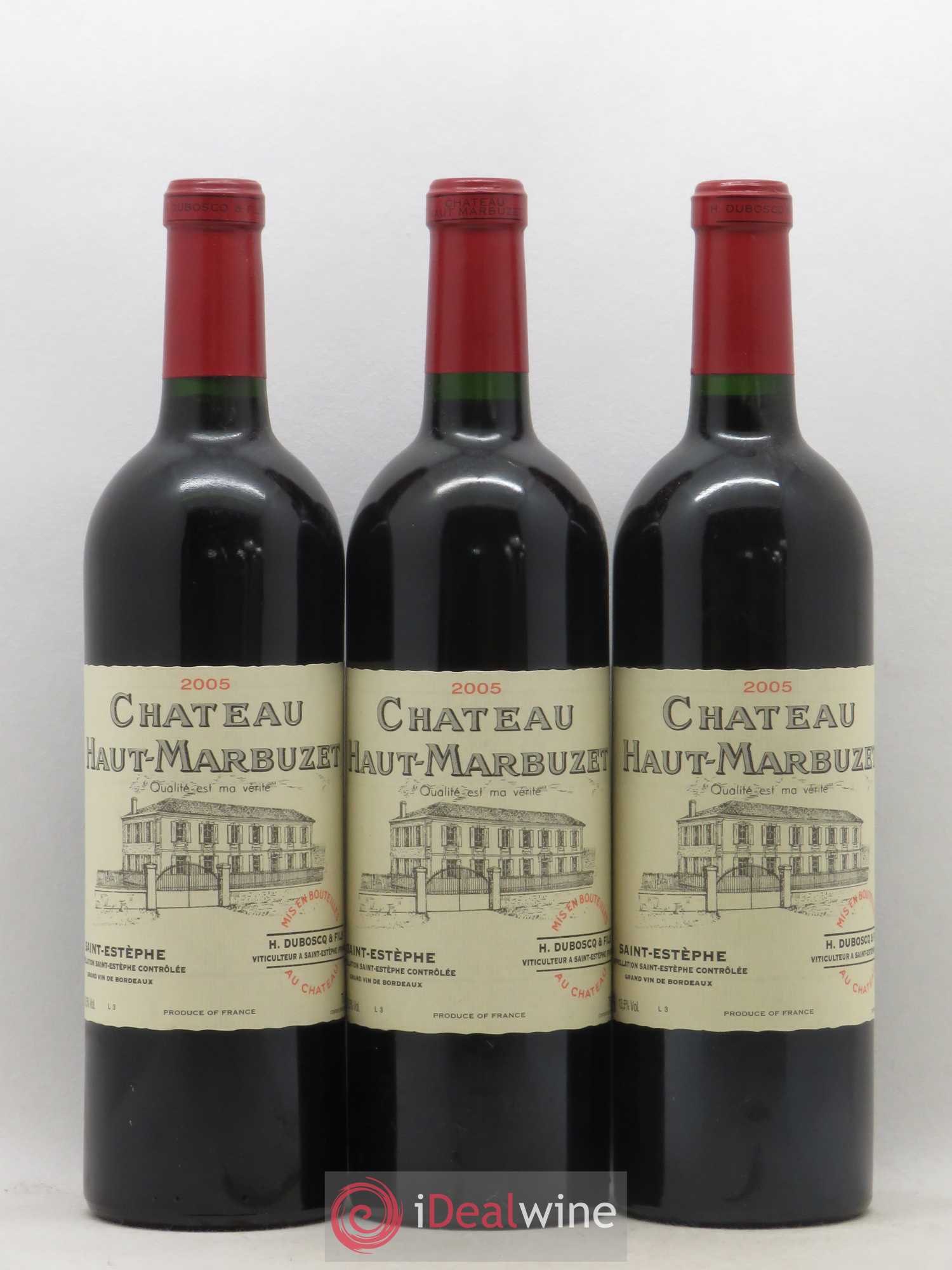 Château Haut Marbuzet 2005 - Lot de 12 bouteilles - 2