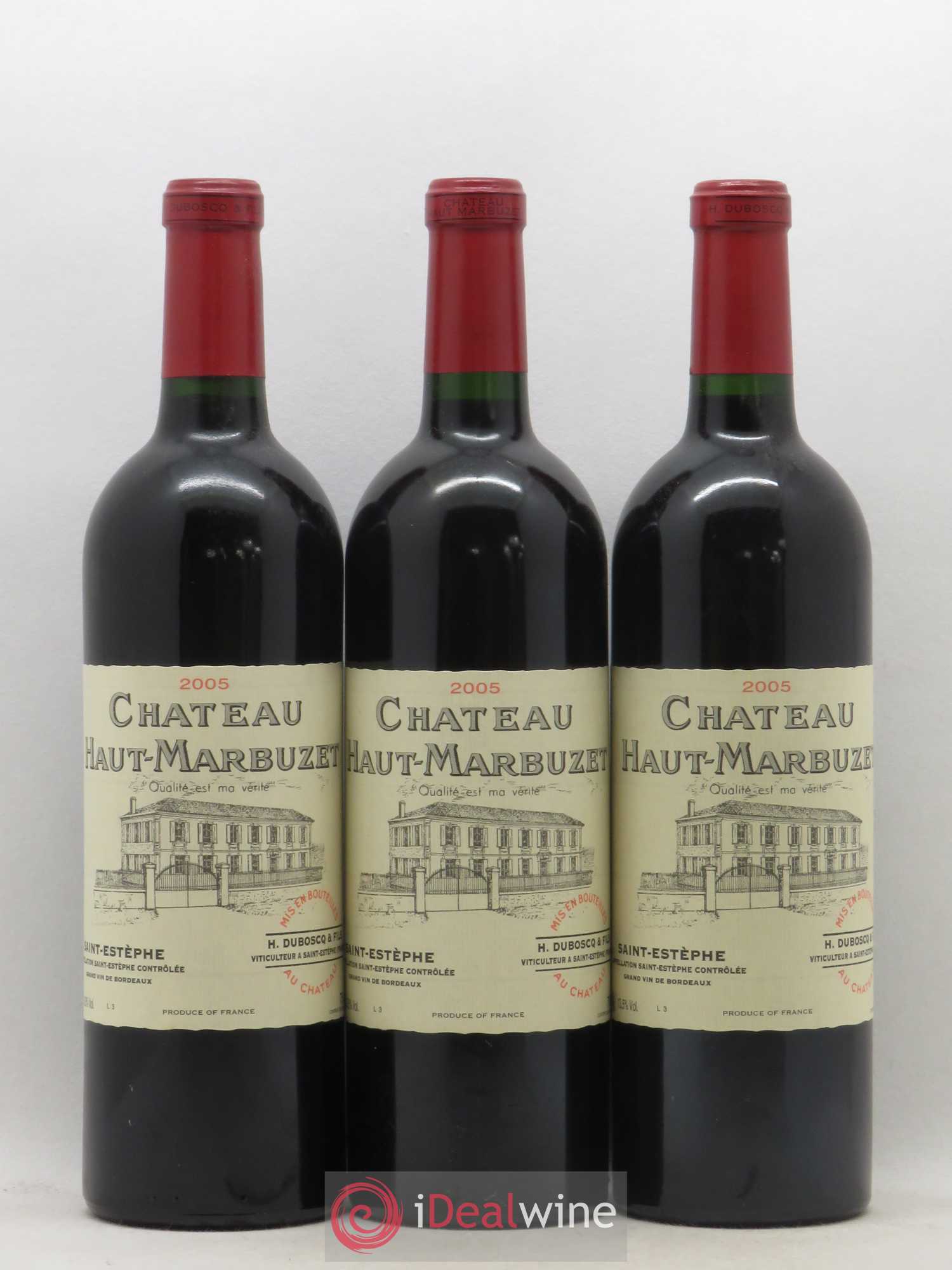 Château Haut Marbuzet 2005 - Lot de 12 bouteilles - 3