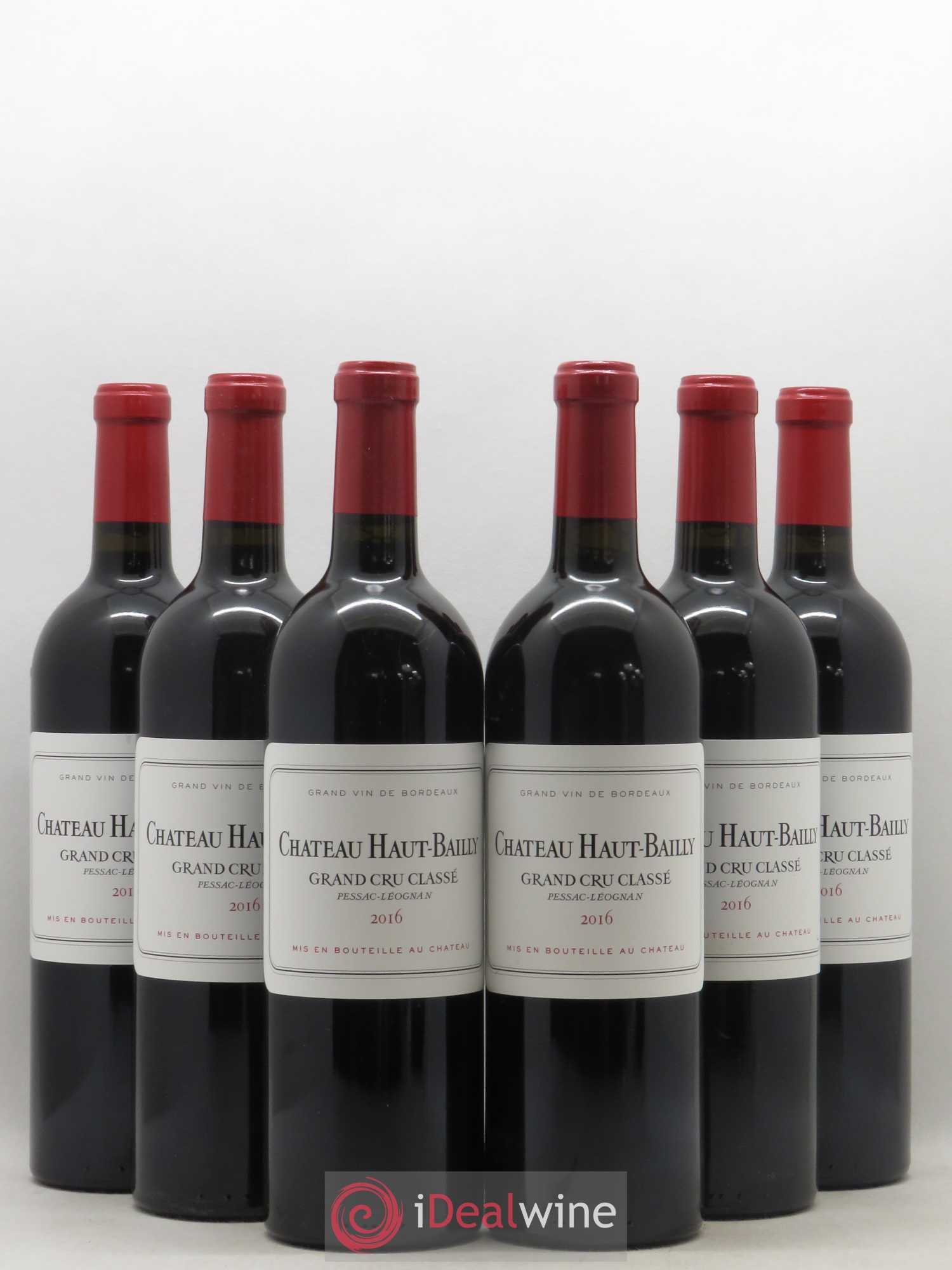 Château Haut-Bailly Cru Classé de Graves 2016 - Lot de 6 bouteilles - 0