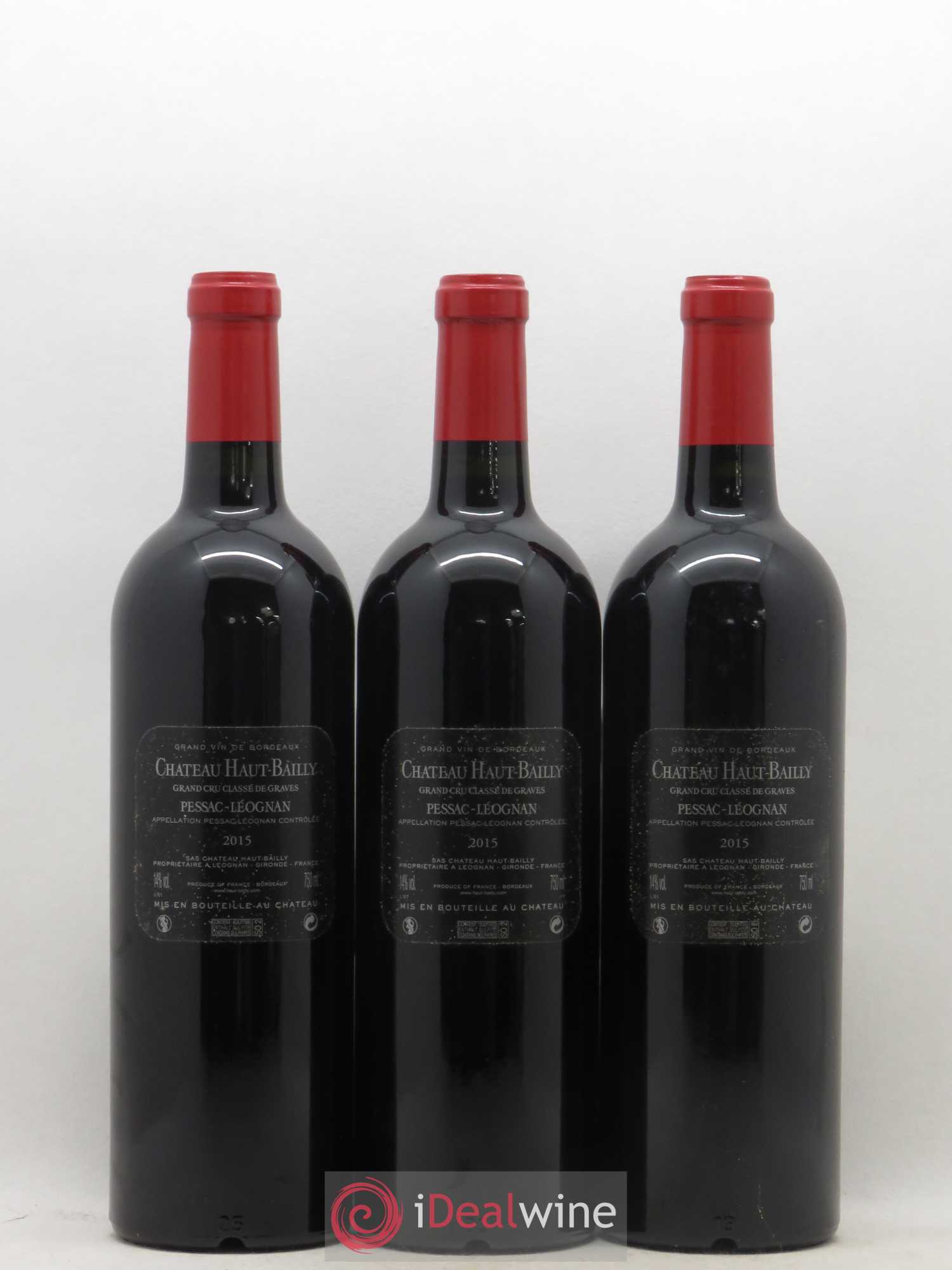 Château Haut-Bailly Cru Classé de Graves 2015 - Lot de 6 bouteilles - 2