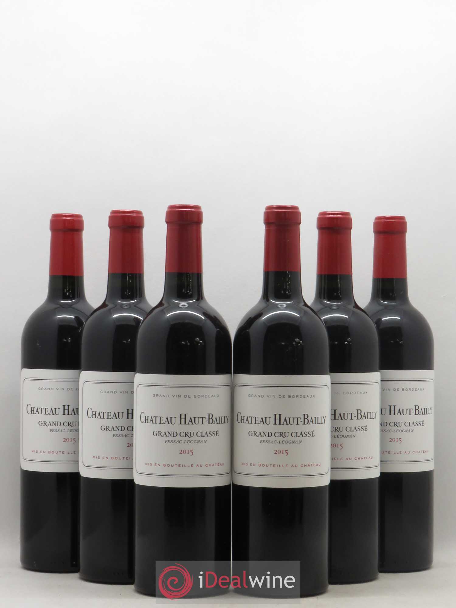 Château Haut-Bailly Cru Classé de Graves 2015 - Lot de 6 bouteilles - 0