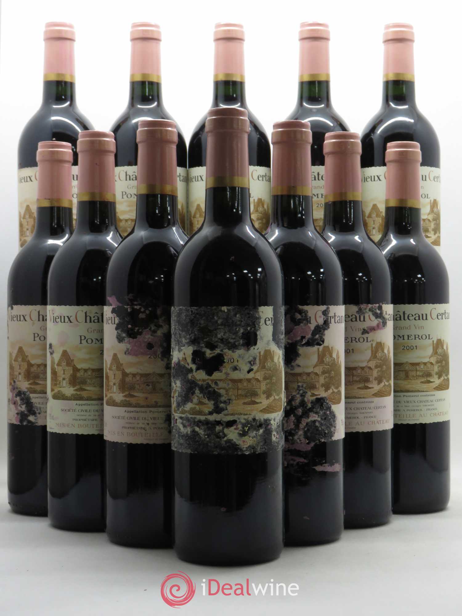 Vieux Château Certan 2001 - Lot de 12 bouteilles - 0