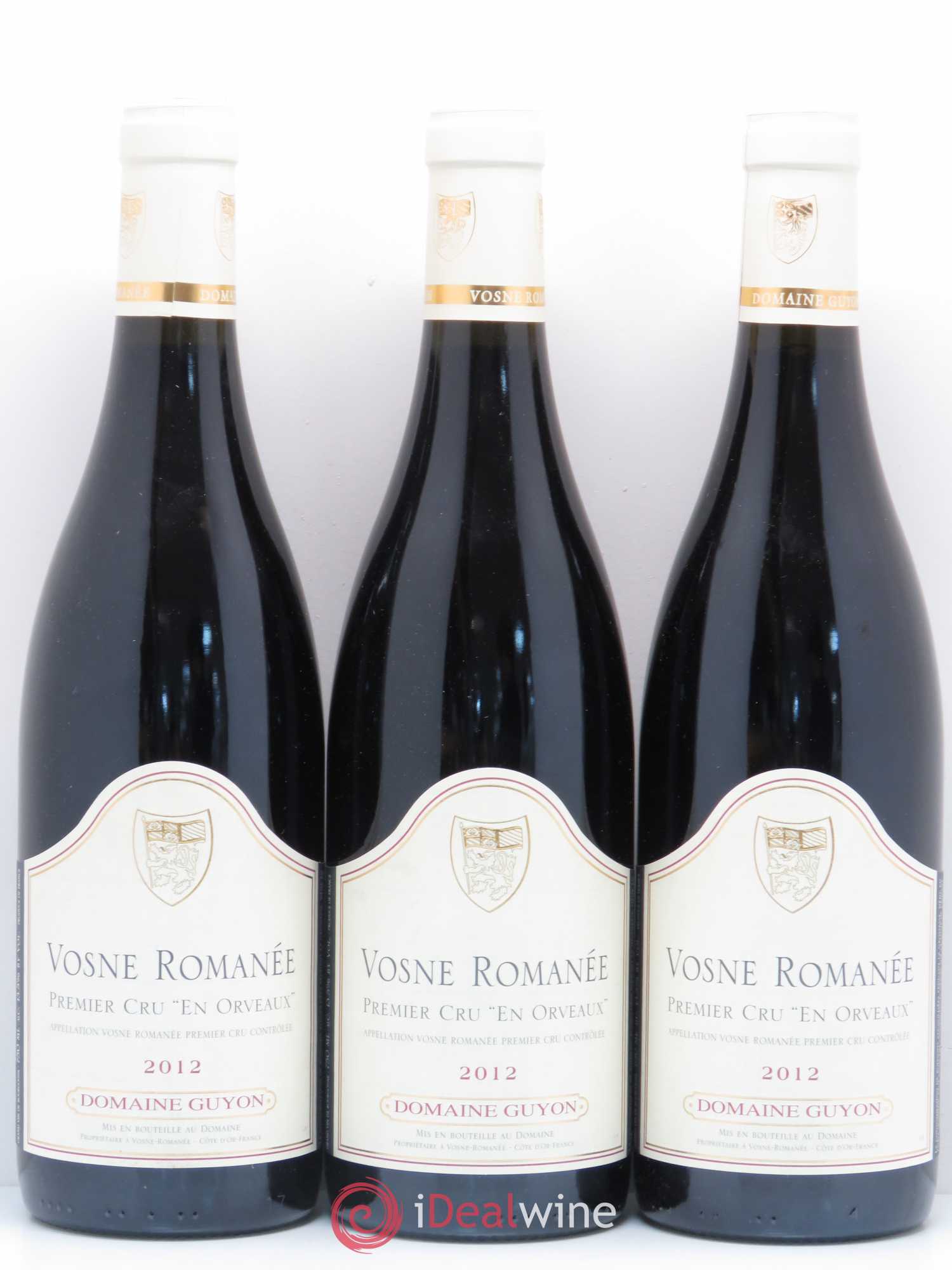 Vosne-Romanée 1er Cru En Orveaux Domaine Guyon 2012 - Posten von 6 Flaschen - 2