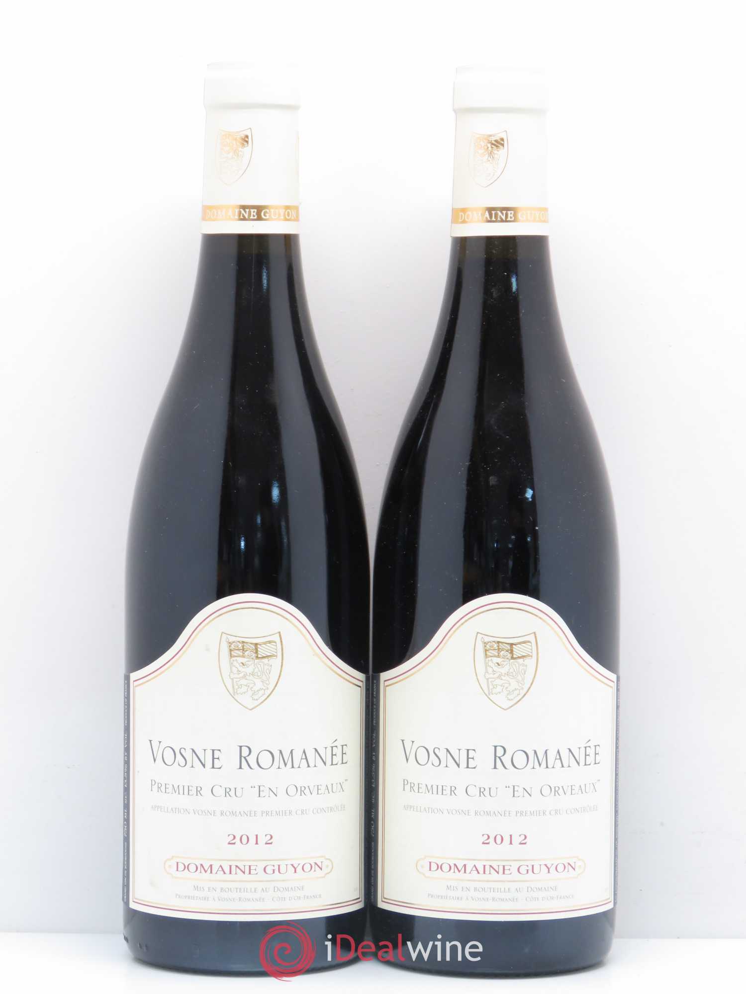 Vosne-Romanée 1er Cru En Orveaux Domaine Guyon 2012 - Posten von 2 Flaschen - 0