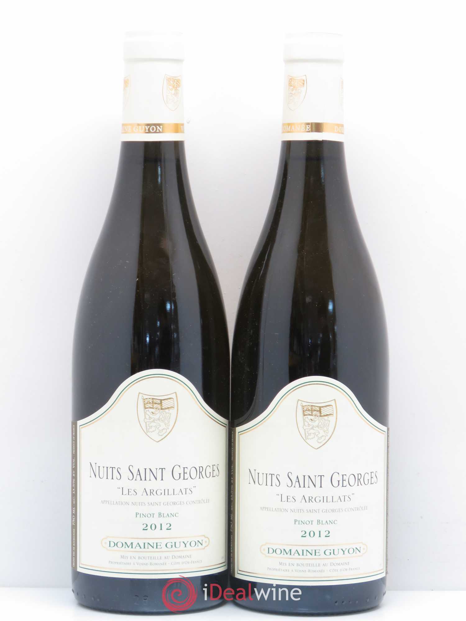 Nuits-Saint-Georges Cuvée Les Argillats Domaine Guyon 2012 - Posten von 2 Flaschen - 0