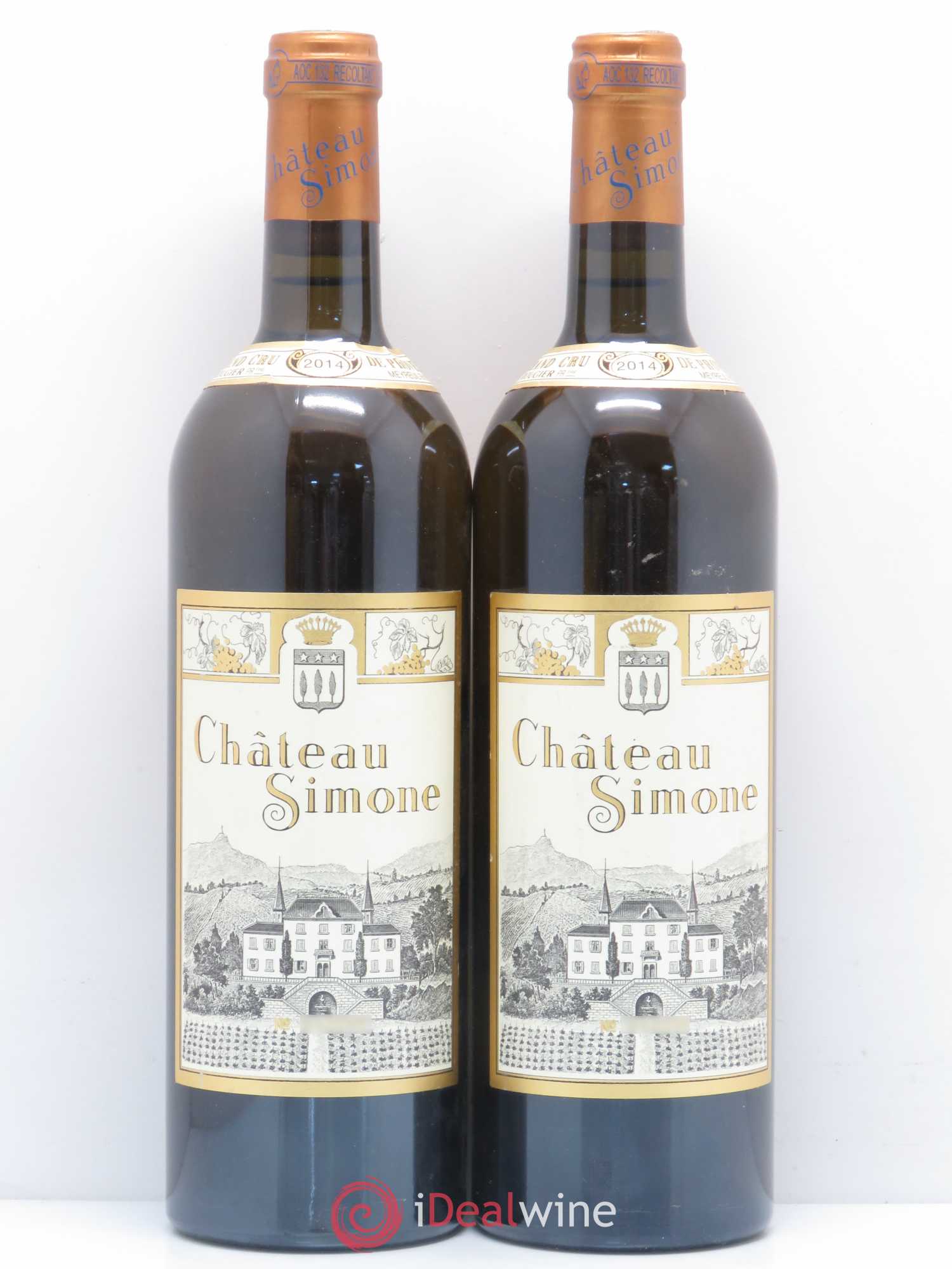Palette Château Simone Famille Rougier 2014 - Posten von 2 Flaschen - 0