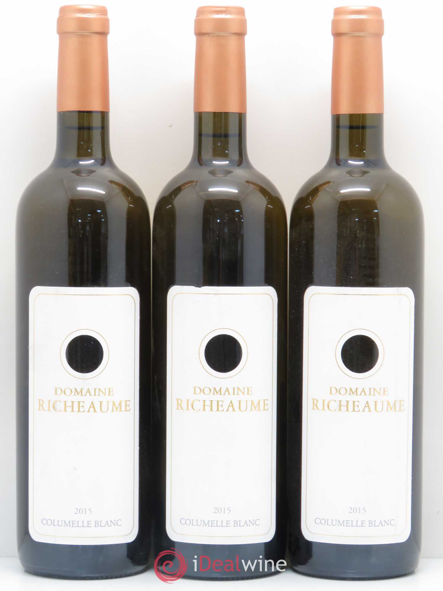 Rhône IGP Bouches-du-Rhône Cuvée Columelle Domaine Richeaume 2015 - Posten von 3 Flaschen - 0