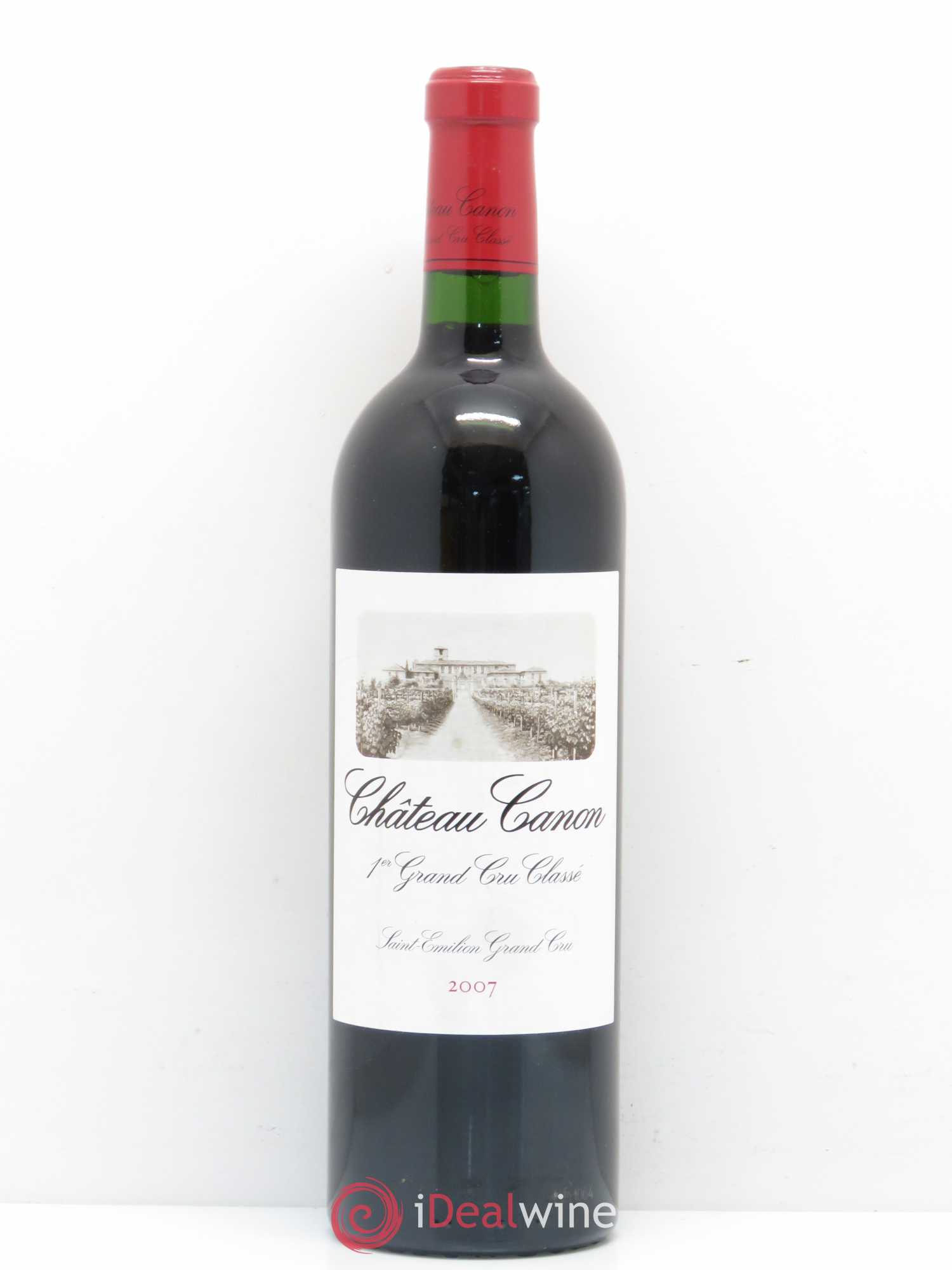 Château Canon 1er Grand Cru Classé B 2007 - Lot de 1 bouteille - 0