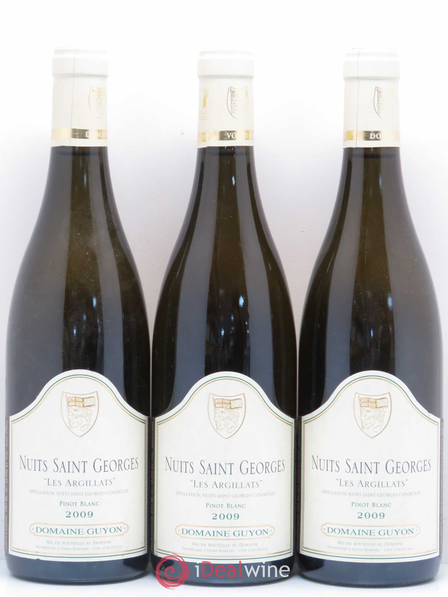 Nuits-Saint-Georges 1er Cru Cuvée Les Argillats Domaine Guyon 2009 - Posten von 3 Flaschen - 0