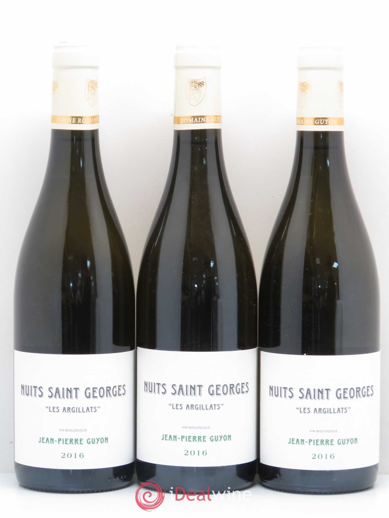 Nuits-Saint-Georges 1er Cru Cuvée Les Argillats Domaine Guyon 2016 - Posten von 6 Flaschen - 2