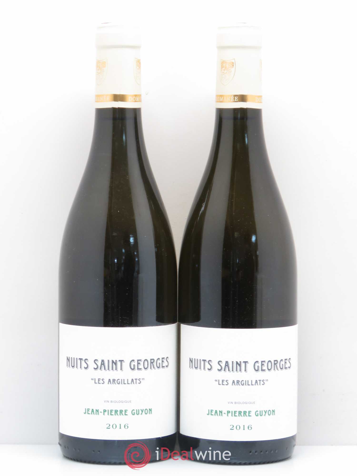 Nuits-Saint-Georges 1er Cru Cuvée Les Argillats Domaine Guyon 2016 - Posten von 2 Flaschen - 0