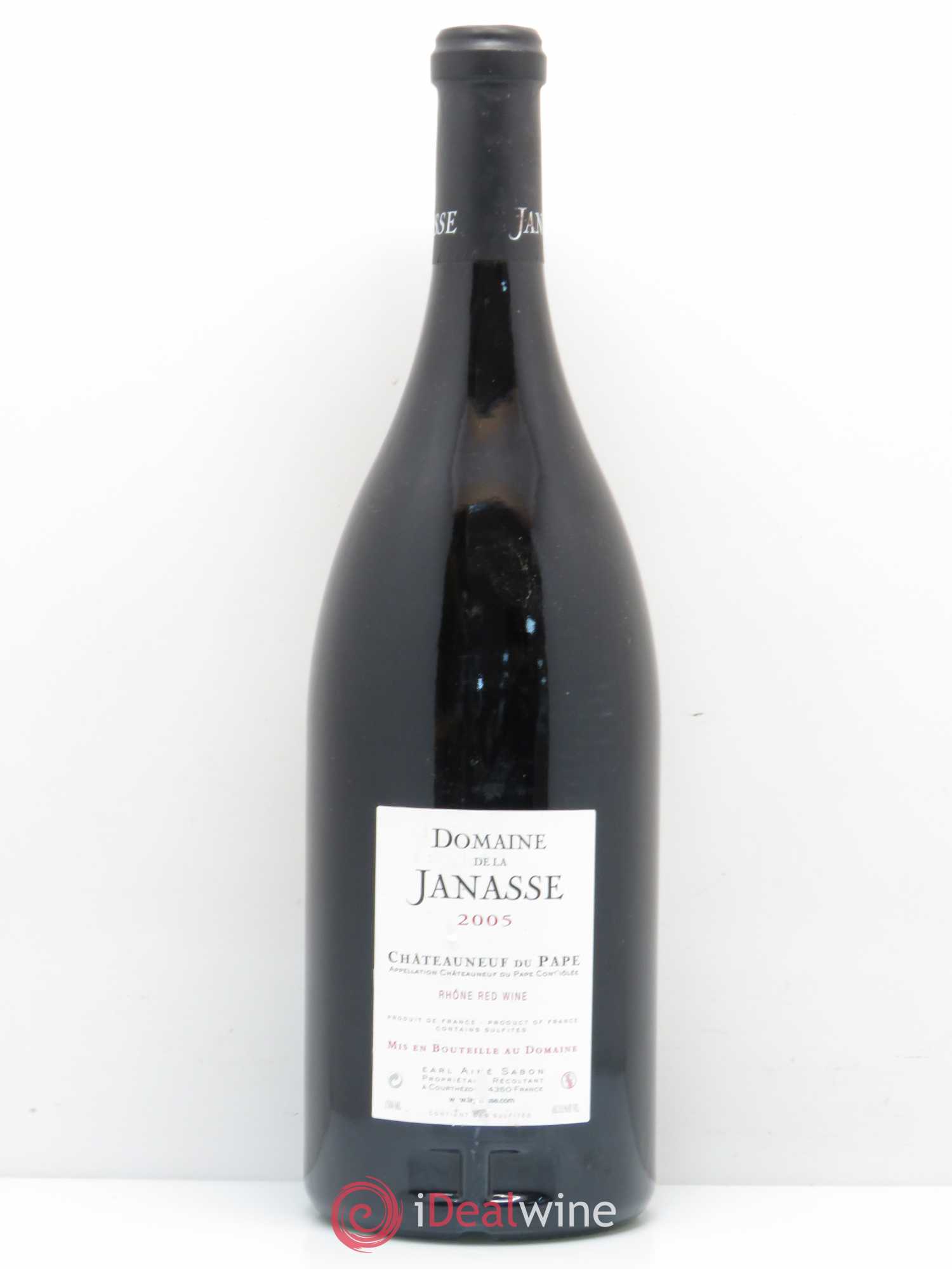 Châteauneuf-du-Pape Cuvée Vieilles Vignes La Janasse (Domaine de) 2005 - Lot de 1 magnum - 1