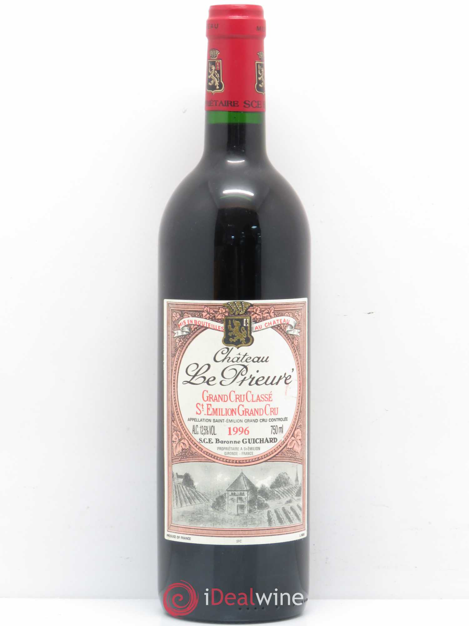 Château le Prieuré Grand Cru Classé 1996 - Lot de 1 bouteille - 0
