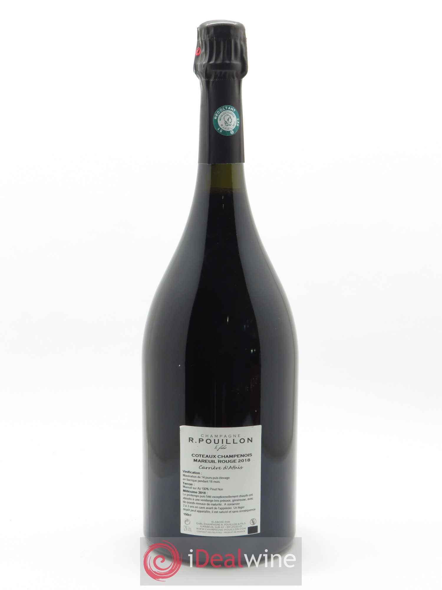 Mareuil Carrière d'Athis R. Pouillon & fils 2018 - Lot of 1 magnum - 1