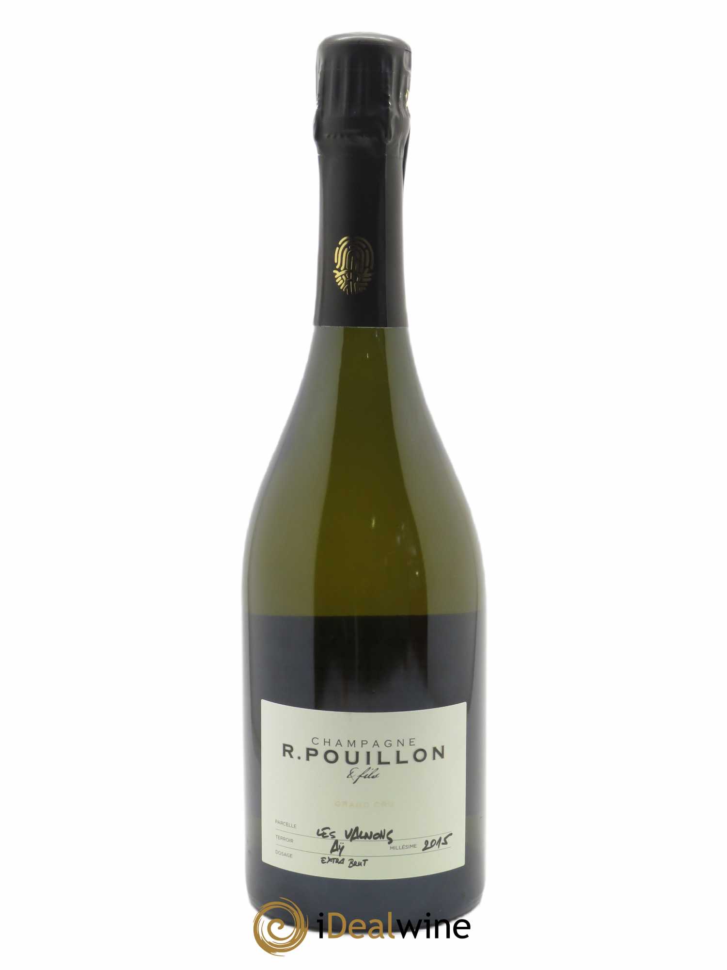 Les Valnons Grand Cru Extra-Brut R. Pouillon & fils 2015 - Lot de 1 bouteille - 0