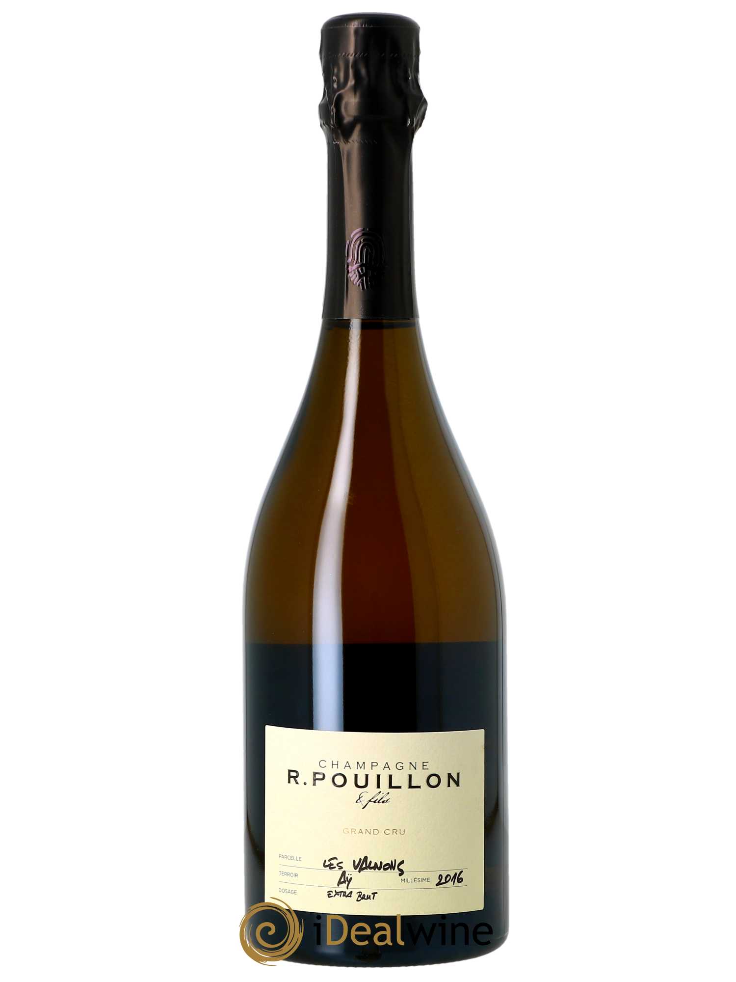 Les Valnons Grand Cru Extra-Brut R. Pouillon & fils 2016 - Lot de 1 bouteille - 0