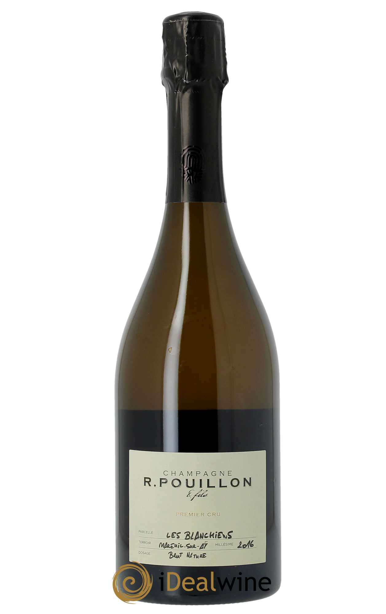 Les Blanchiens 1er Cru Brut Nature R. Pouillon & fils 2016 - Lot de 1 bouteille - 0