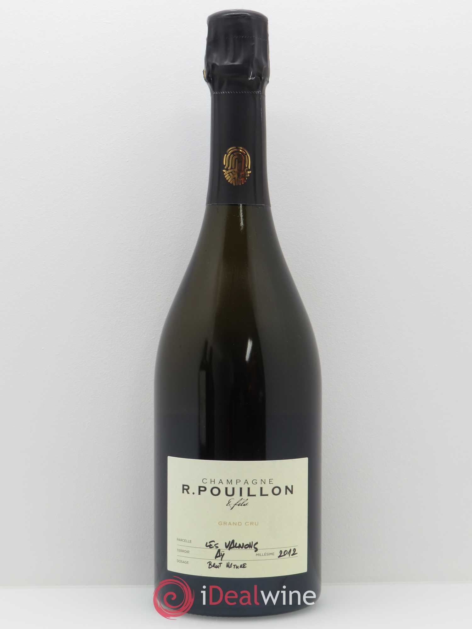 Les Valnons Grand Cru Extra-Brut R. Pouillon & fils 2012 - Lot de 1 bouteille - 0