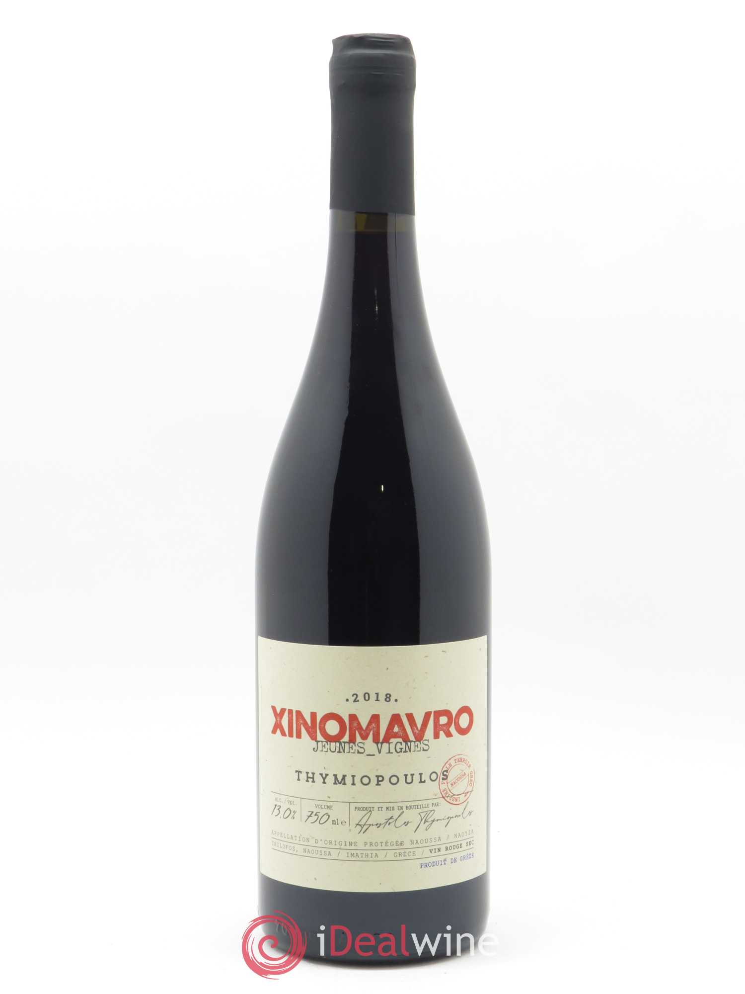 Naoussa Thymiopoulos Jeunes Vignes de Xinomavro 2018 - Lot de 1 bouteille - 0
