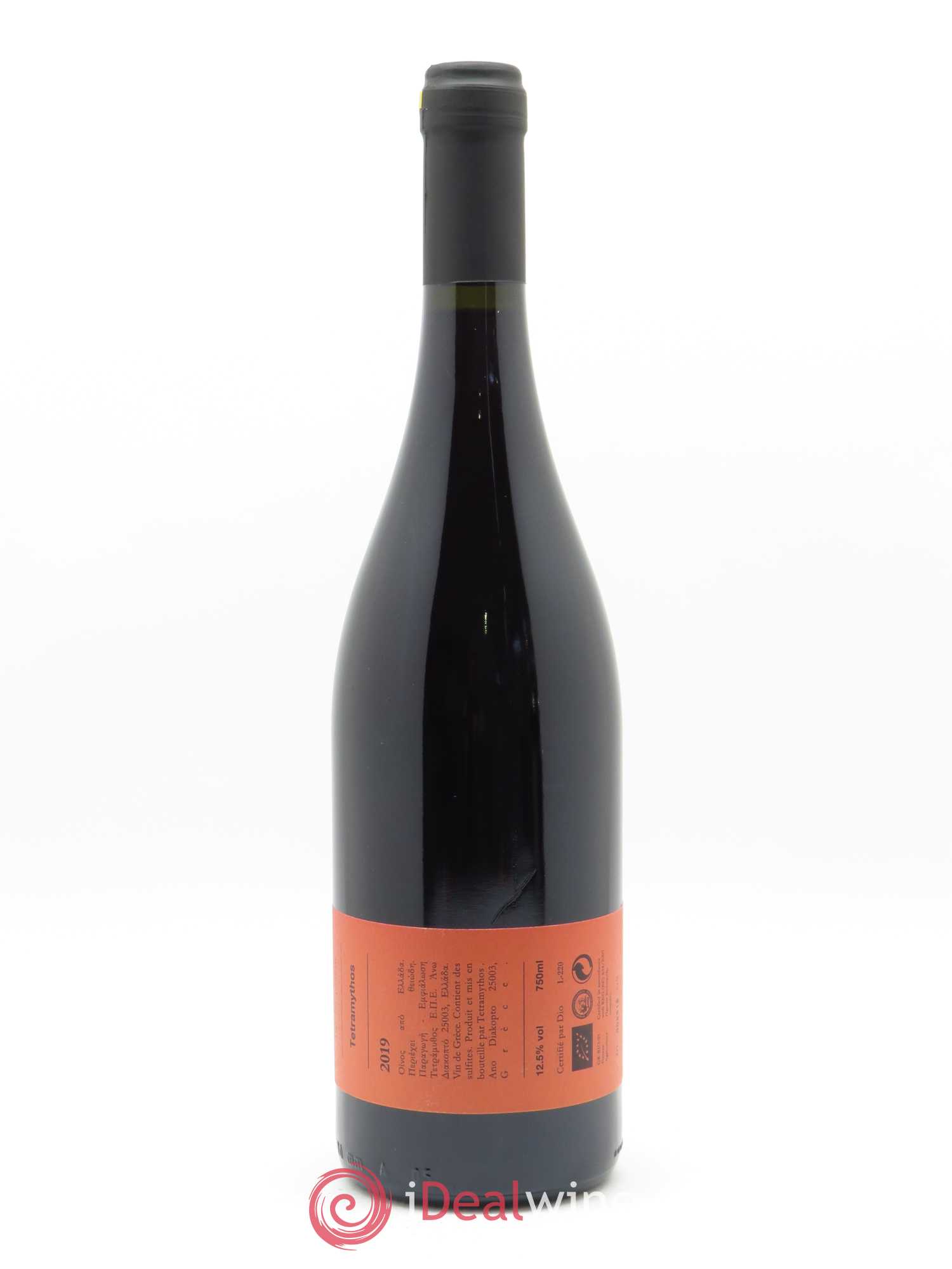 IGP Peloponèse Tetramythos Mavro Kalavrytino nature 2019 - Lot de 1 bouteille - 1