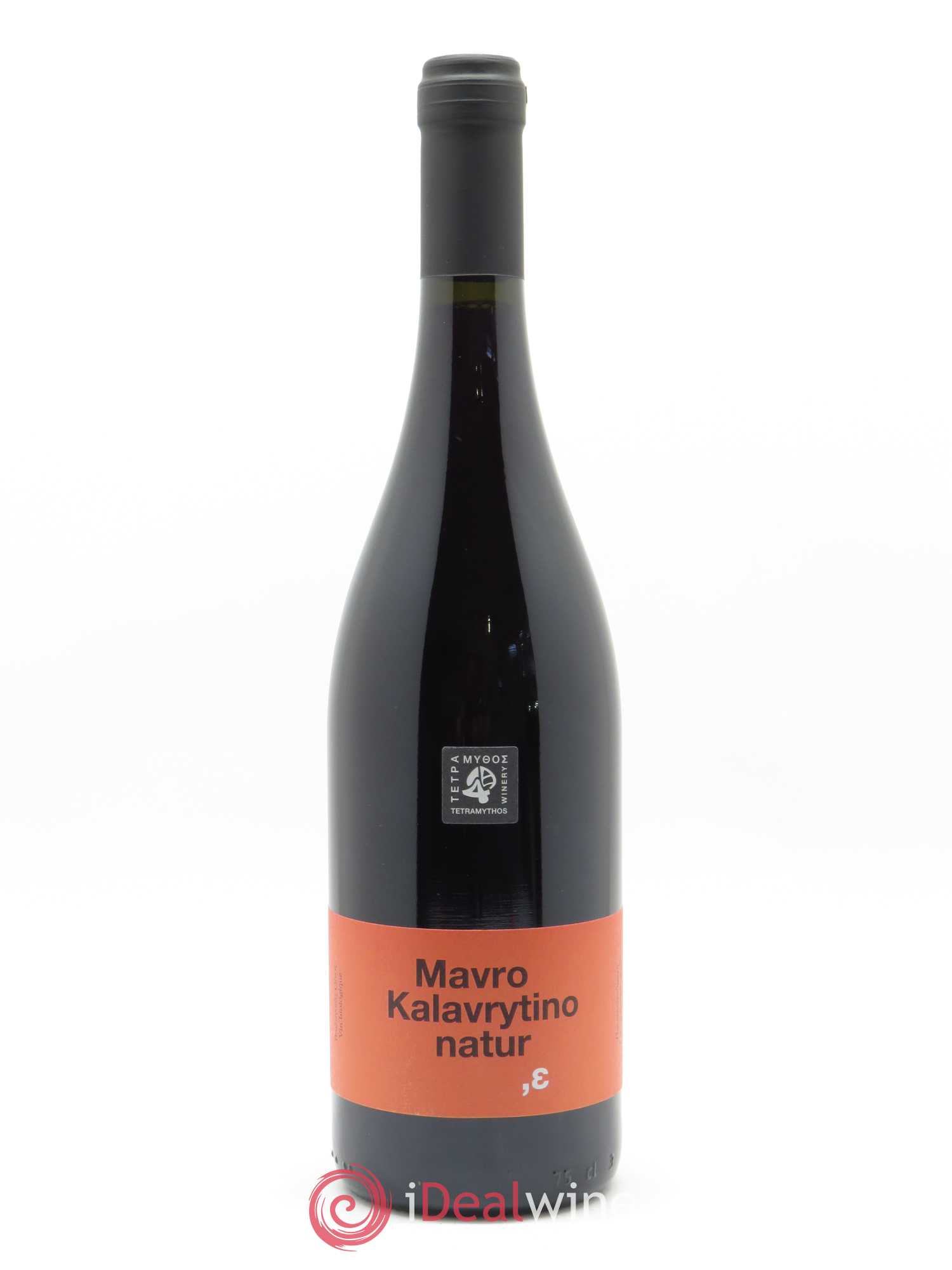 IGP Peloponèse Tetramythos Mavro Kalavrytino nature 2019 - Lot de 1 bouteille - 0