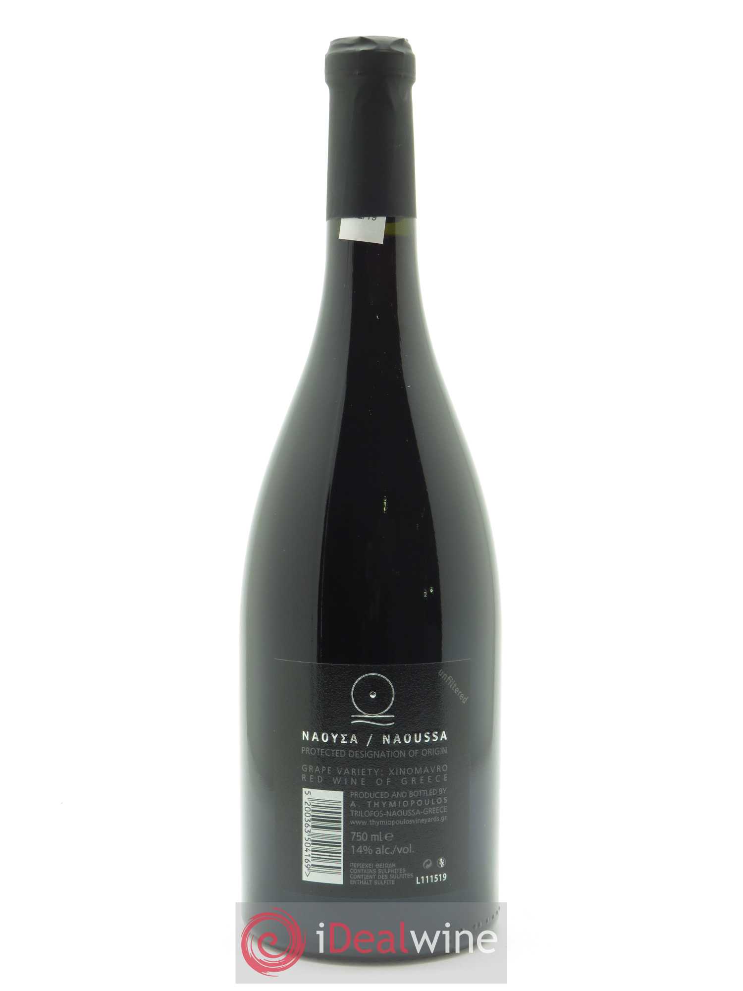 Naoussa Thymiopoulos Terre et Ciel 2018 - Lot de 1 bouteille - 1