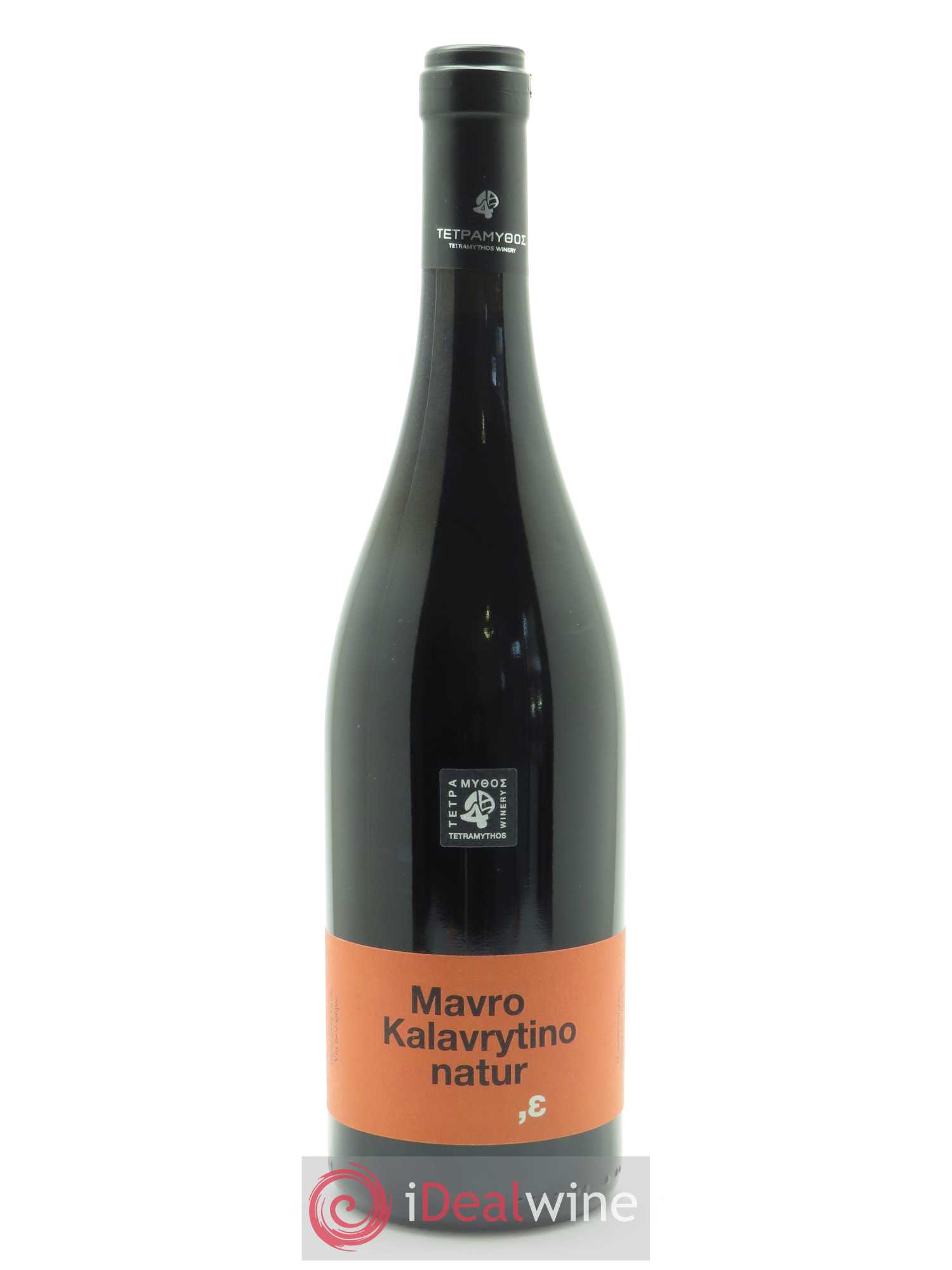 IGP Peloponèse Tetramythos Mavro Kalavrytino nature 2020 - Lot de 1 bouteille - 0