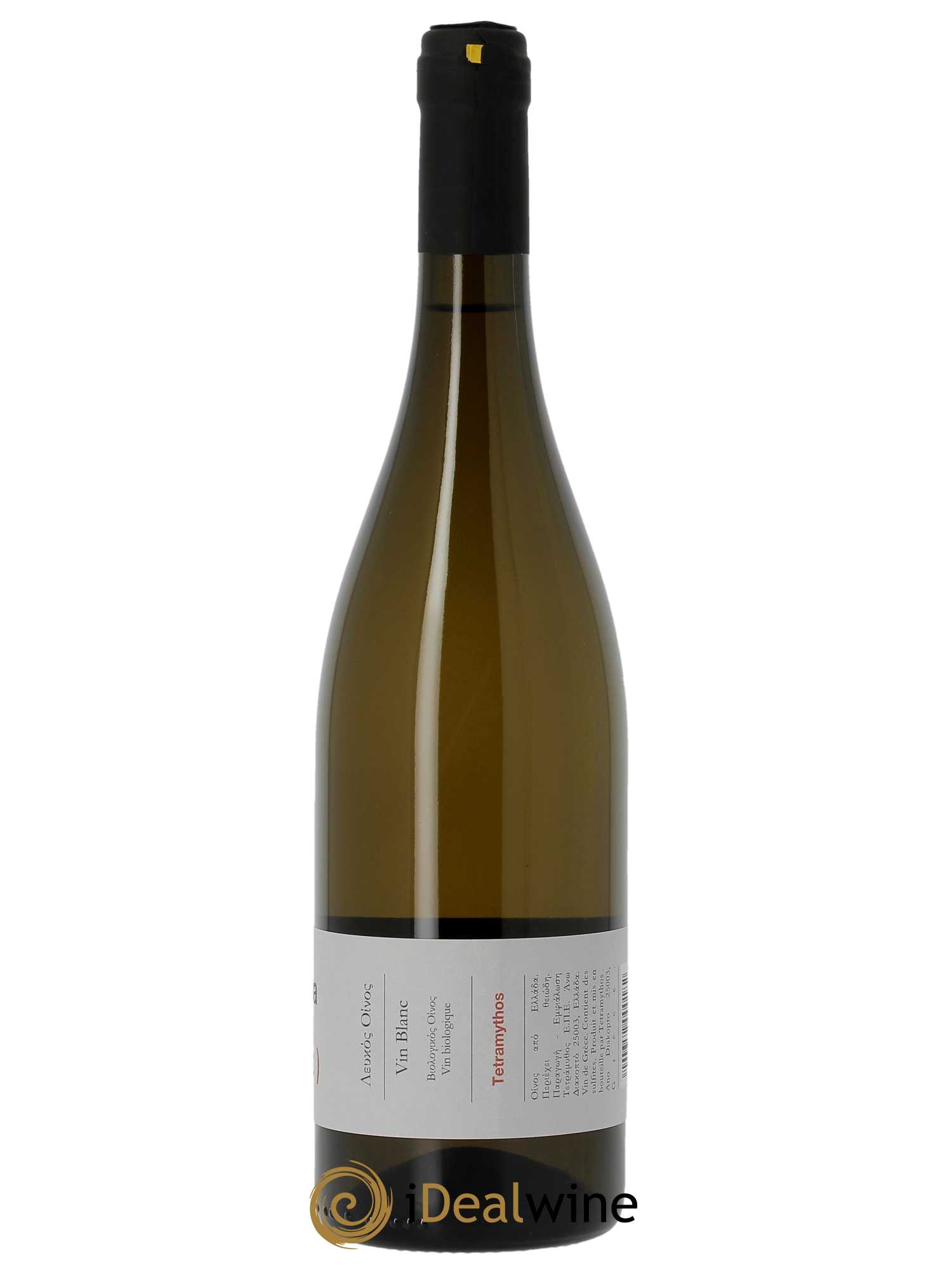 IGP Peloponèse Tetramythos Retsina Amphore Nature - Lot de 1 bouteille - 1