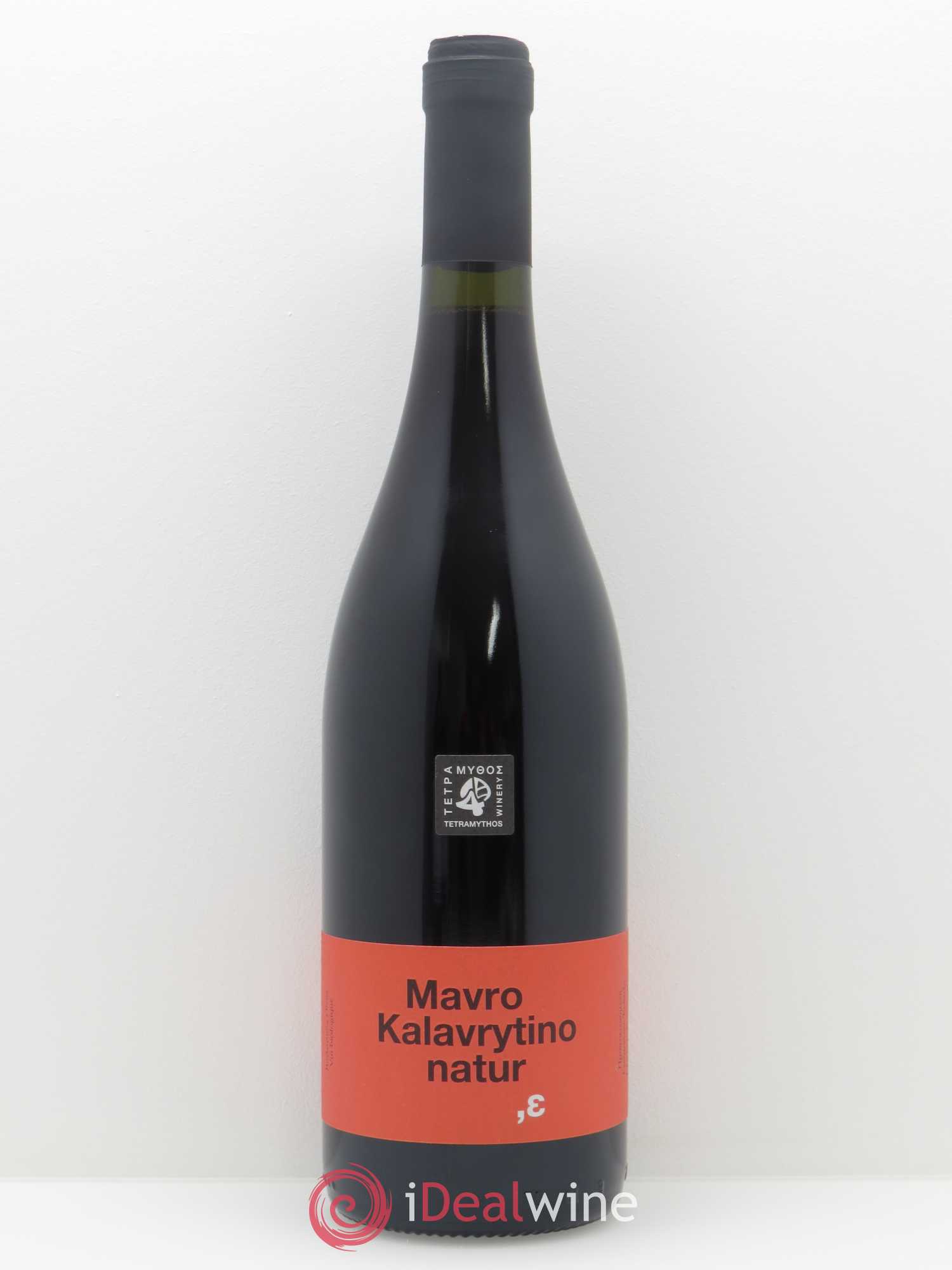 IGP Peloponèse Tetramythos Mavro Kalavrytino nature 2017 - Lot de 1 bouteille - 0