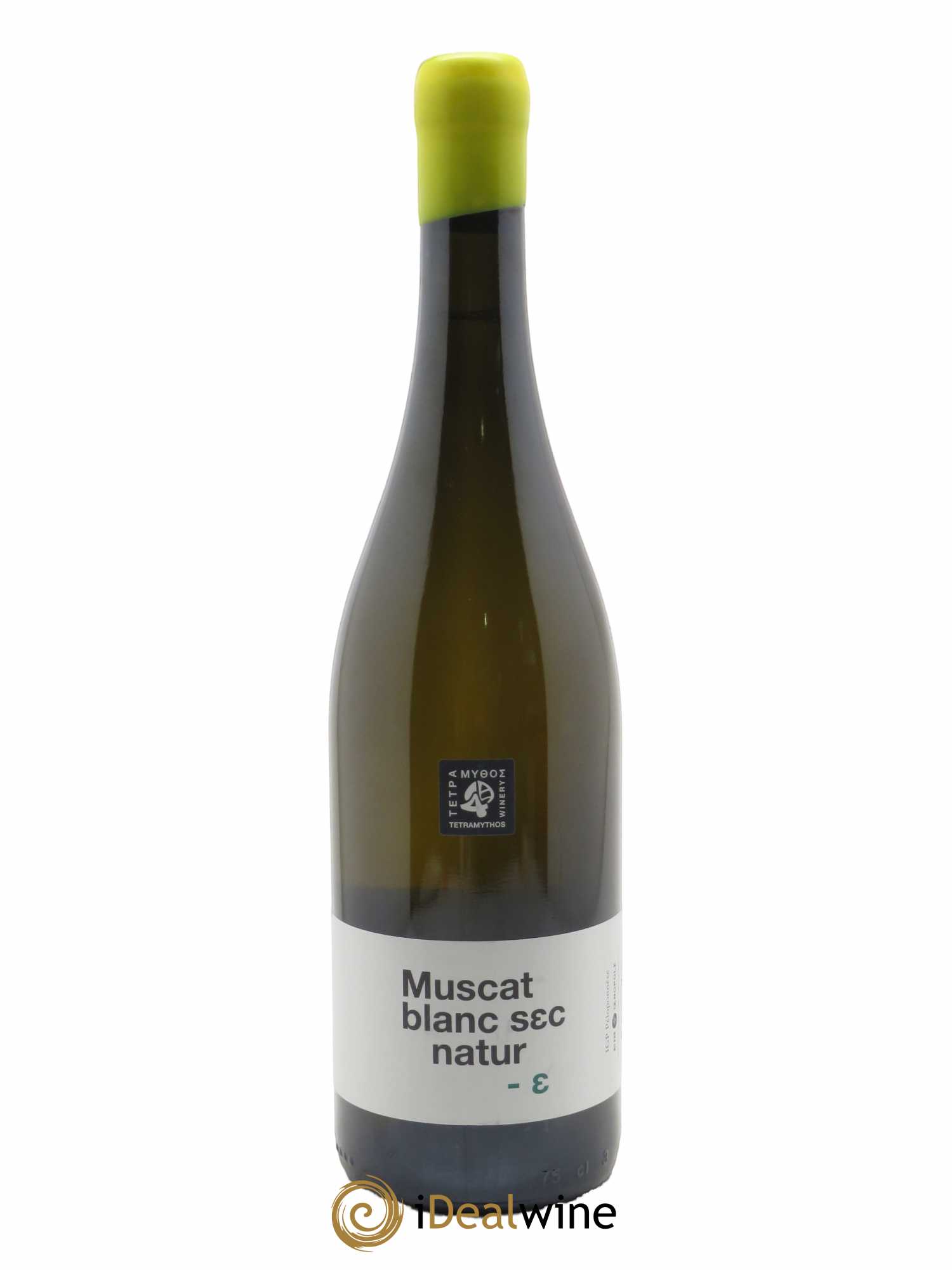 IGP Peloponèse Tetramythos Muscat Sec Nature 2021 - Lot de 1 bouteille - 0