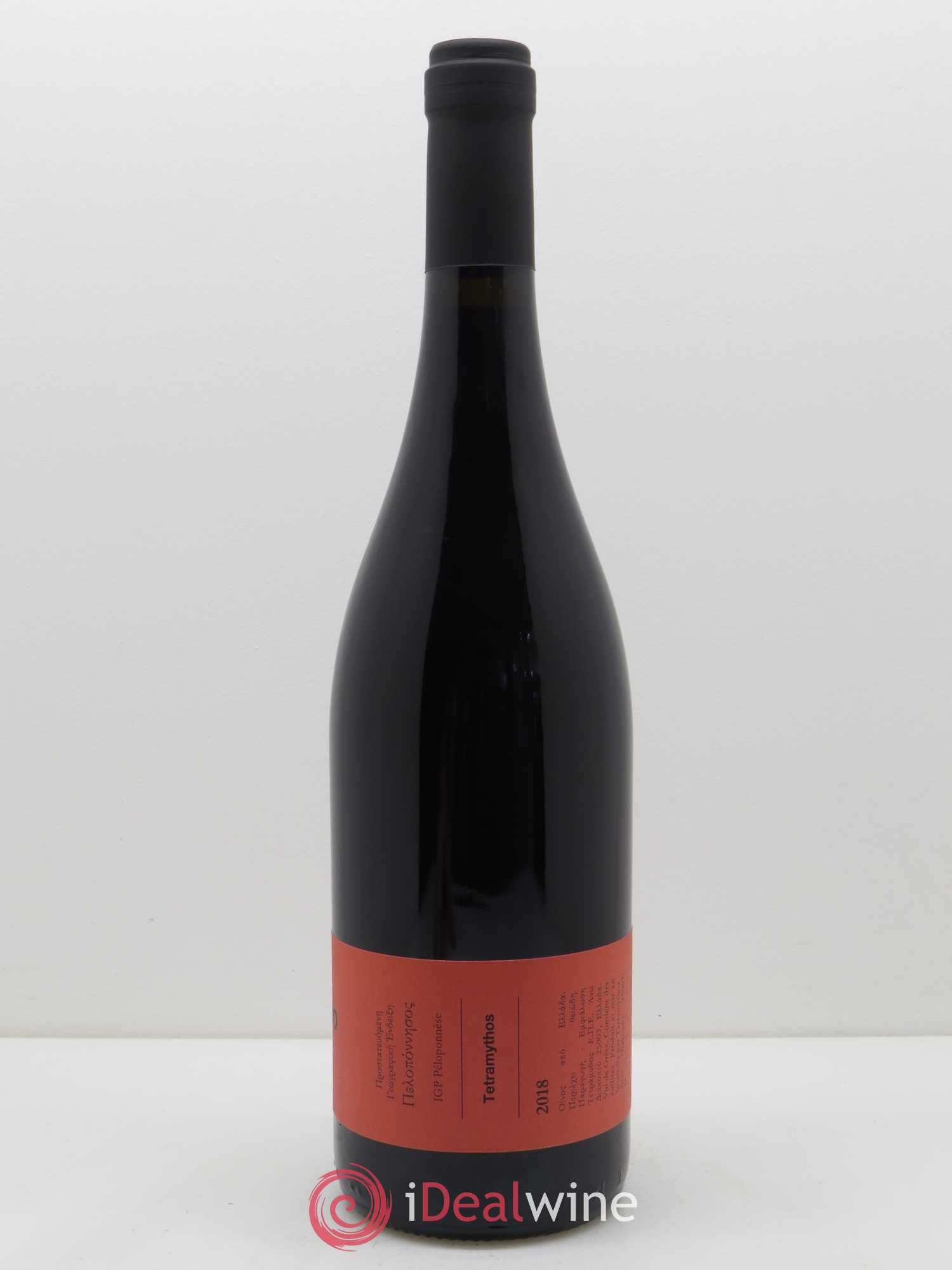 IGP Peloponèse Tetramythos Mavro Kalavrytino nature 2018 - Lot de 1 bouteille - 3