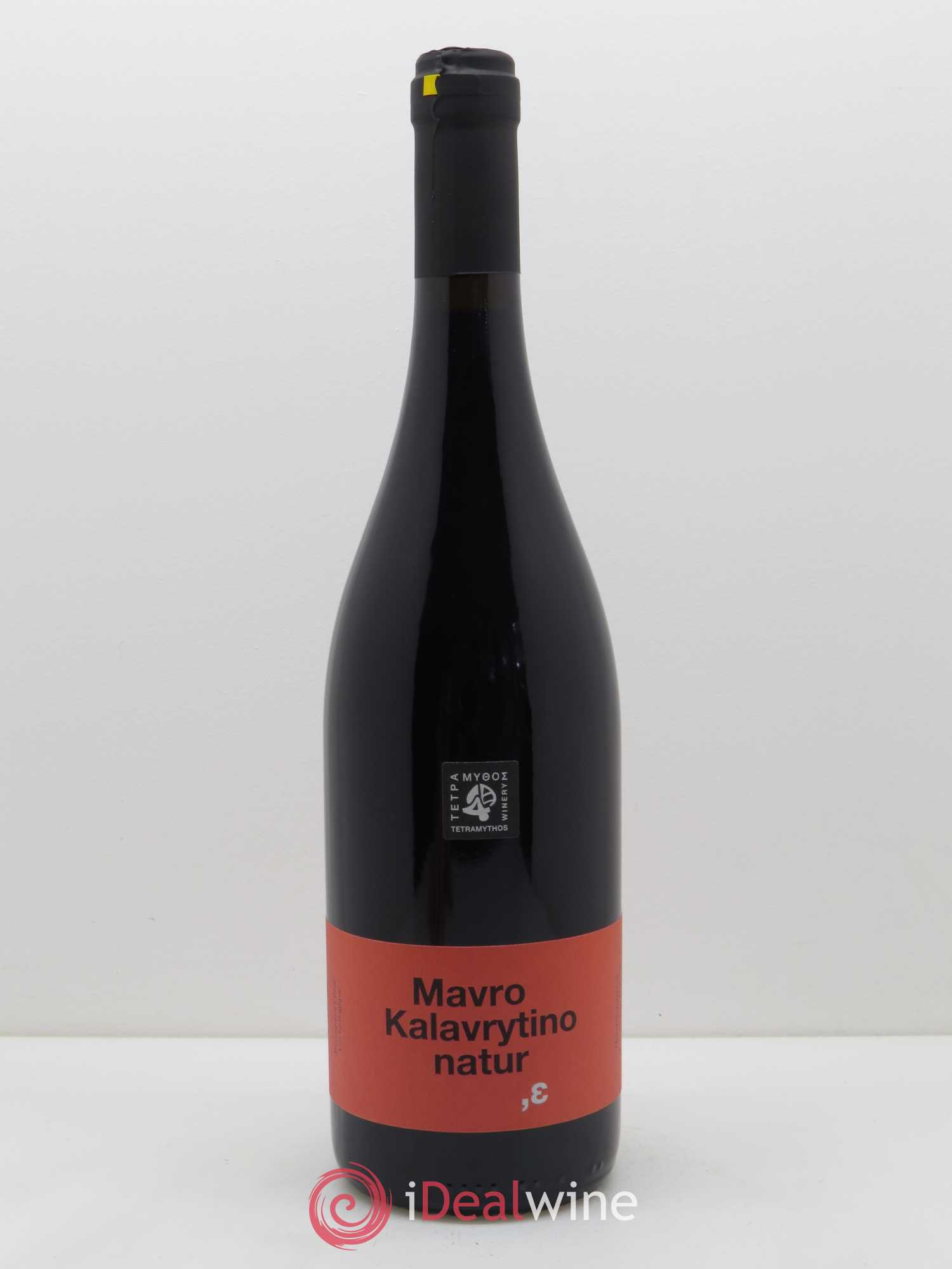 IGP Peloponèse Tetramythos Mavro Kalavrytino nature 2018 - Lot de 1 bouteille - 0