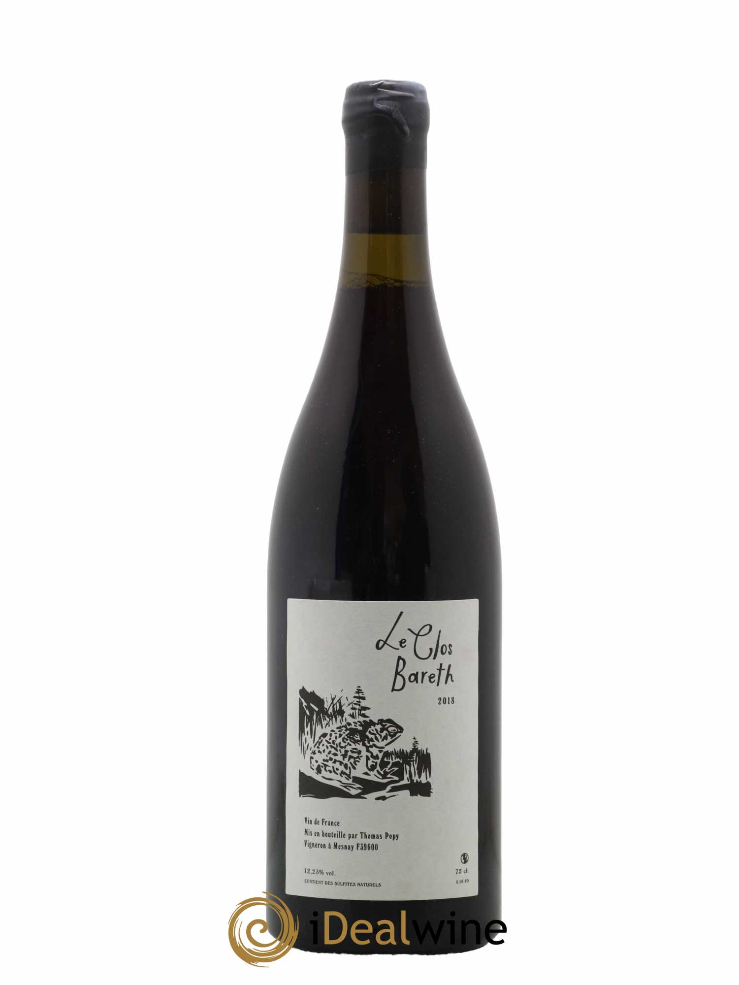 Vin de France Clos Bareth Thomas Popy 2018 - Lot de 1 bouteille - 0