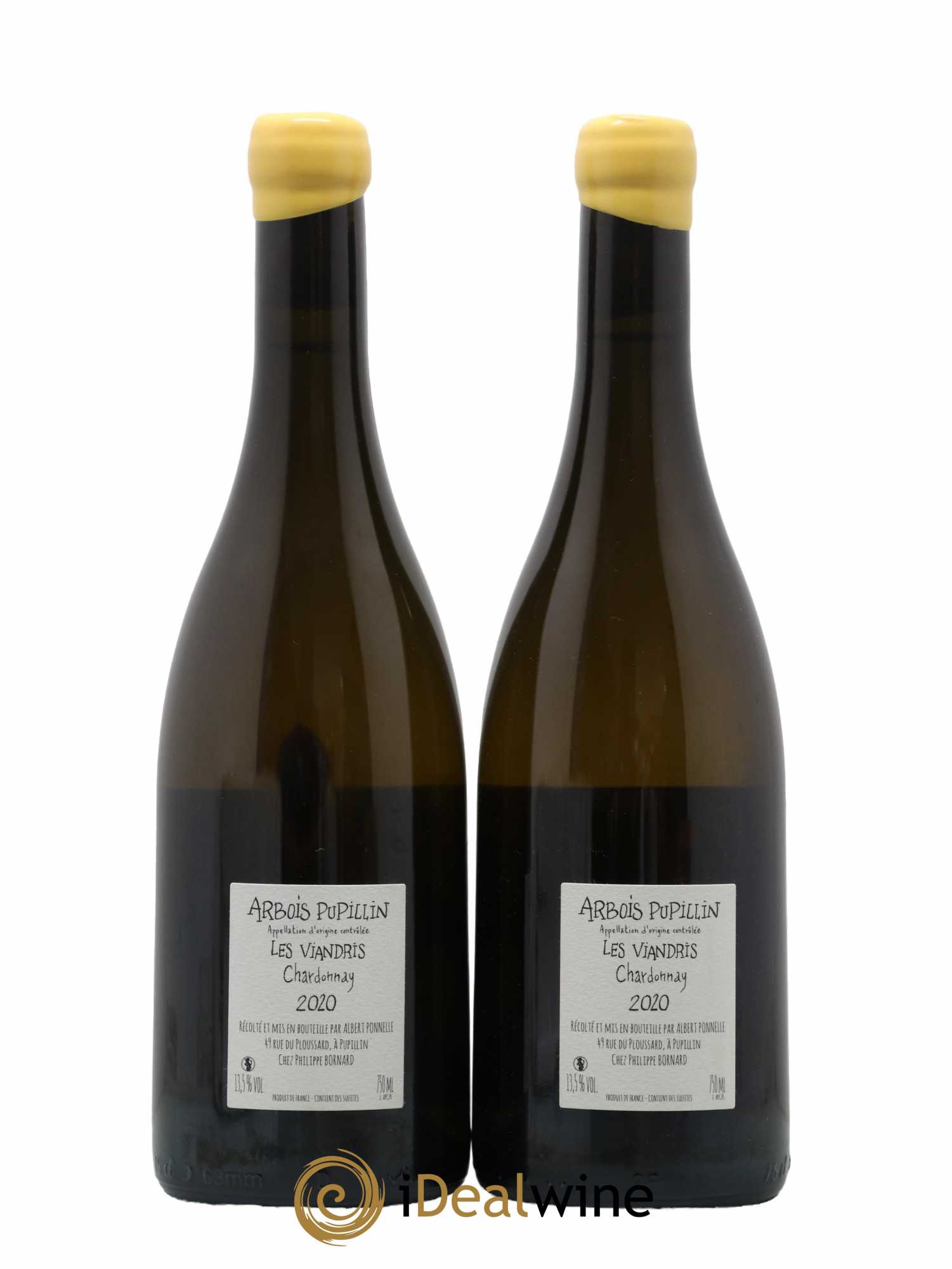 Arbois Les Viandris Philippe Bornard et Albert Ponnelle 2020 - Lot de 2 bouteilles - 1