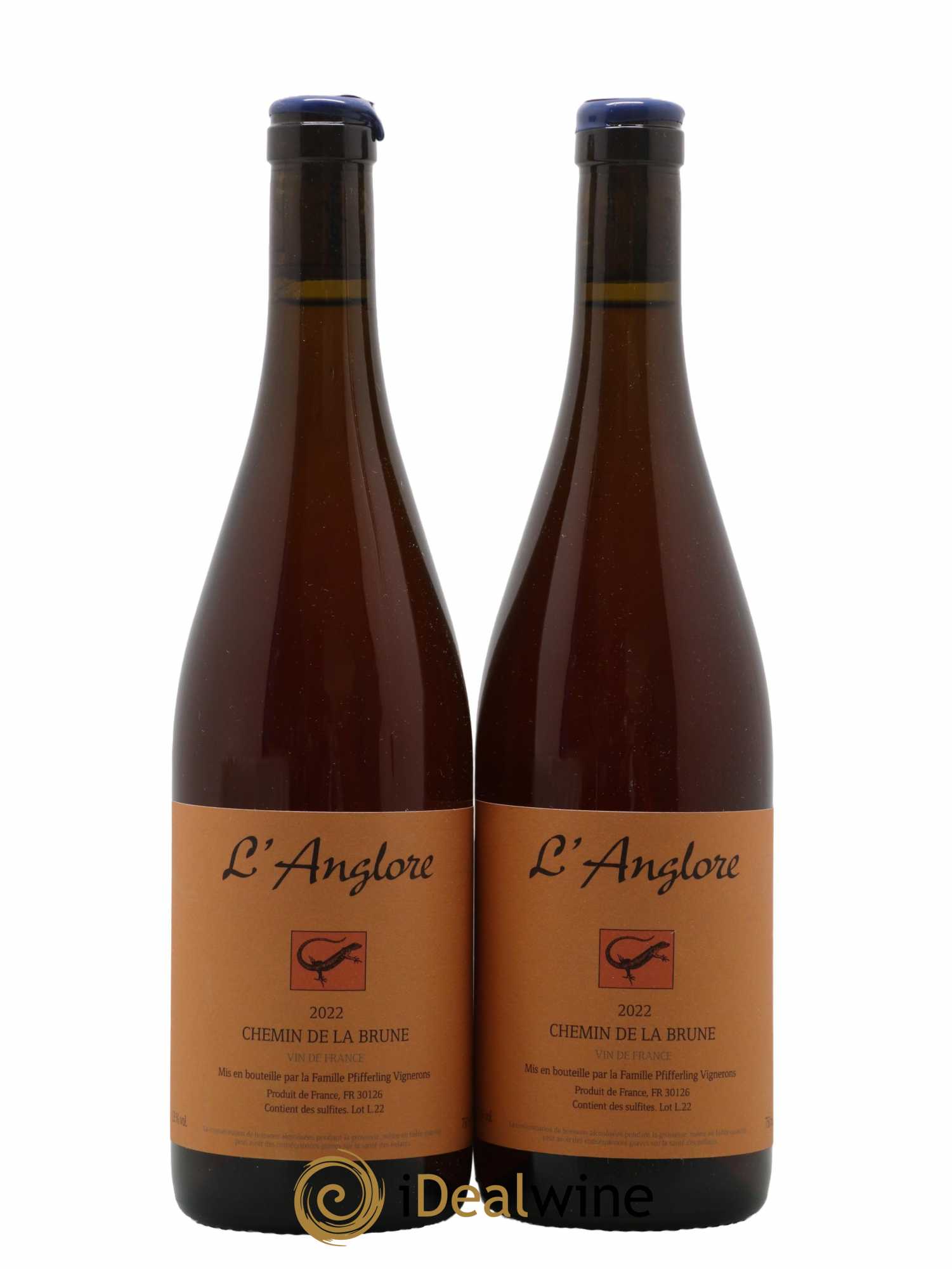 Vin de France Chemin de la brune L'Anglore 2022 - Lot de 2 bouteilles - 0